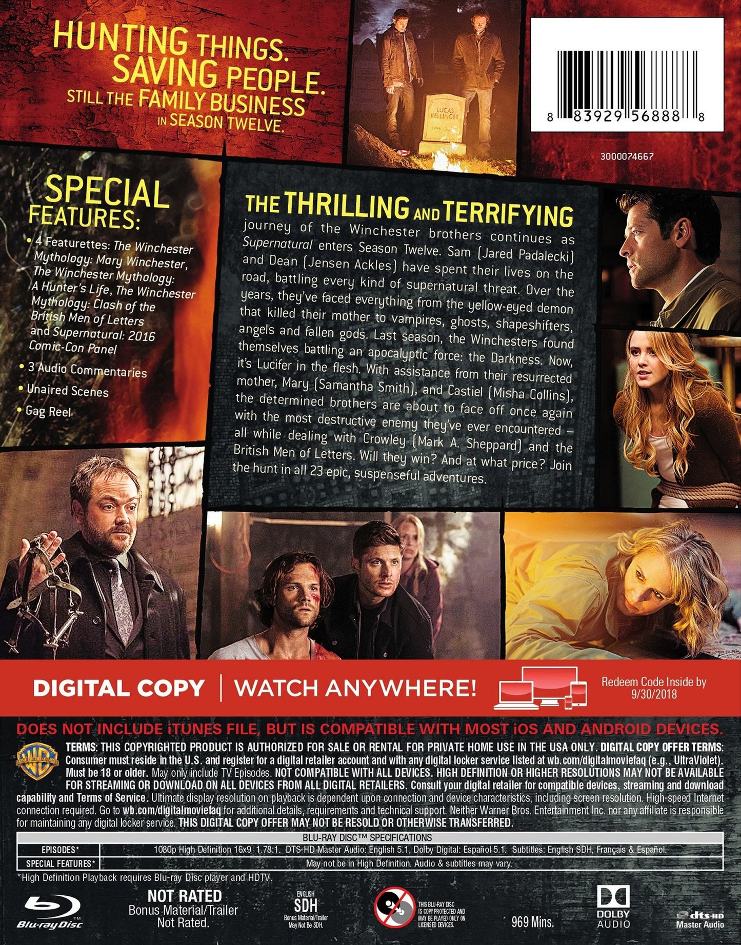 Supernatural: The Complete Twelfth Season [Blu-ray]