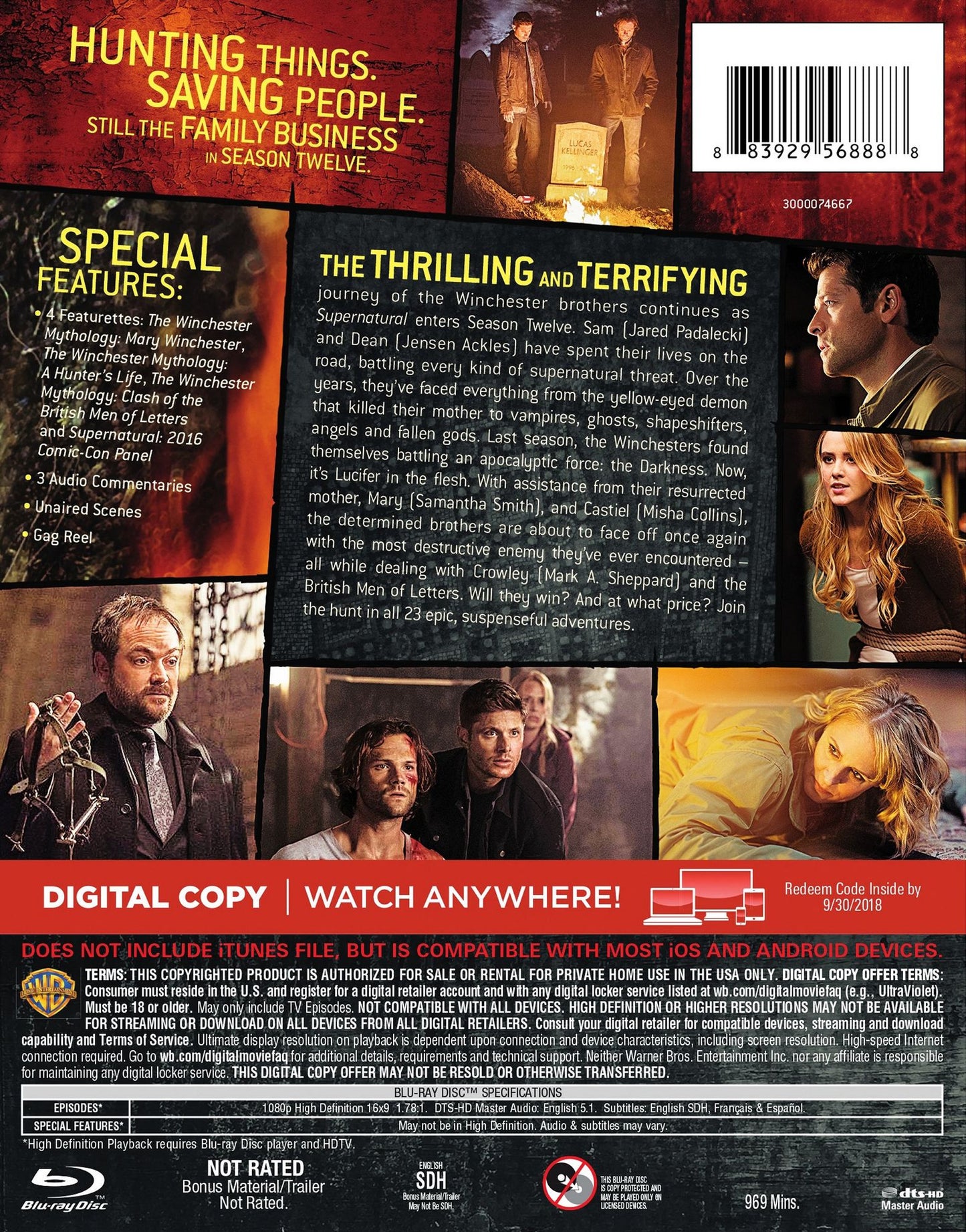 Supernatural: The Complete Twelfth Season [Blu-ray]