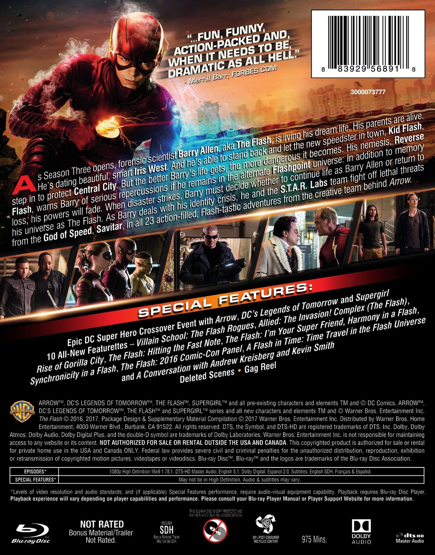 The Flash: The Complete Third Season [Blu-ray]