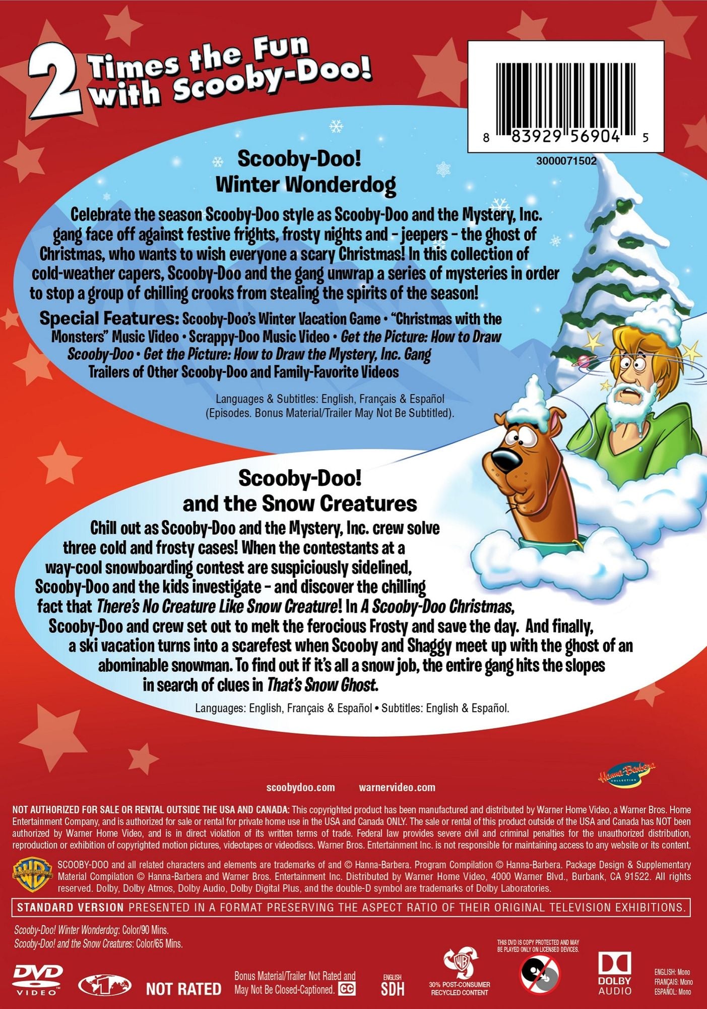 Scooby-Doo! Winter Wonderdog/Scooby-Doo! and the Snow Creatures