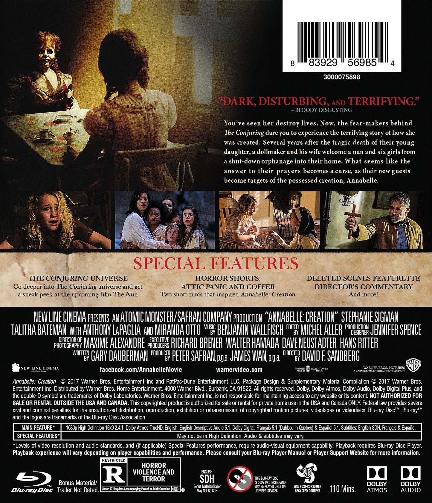 Annabelle: Creation [Blu-ray]
