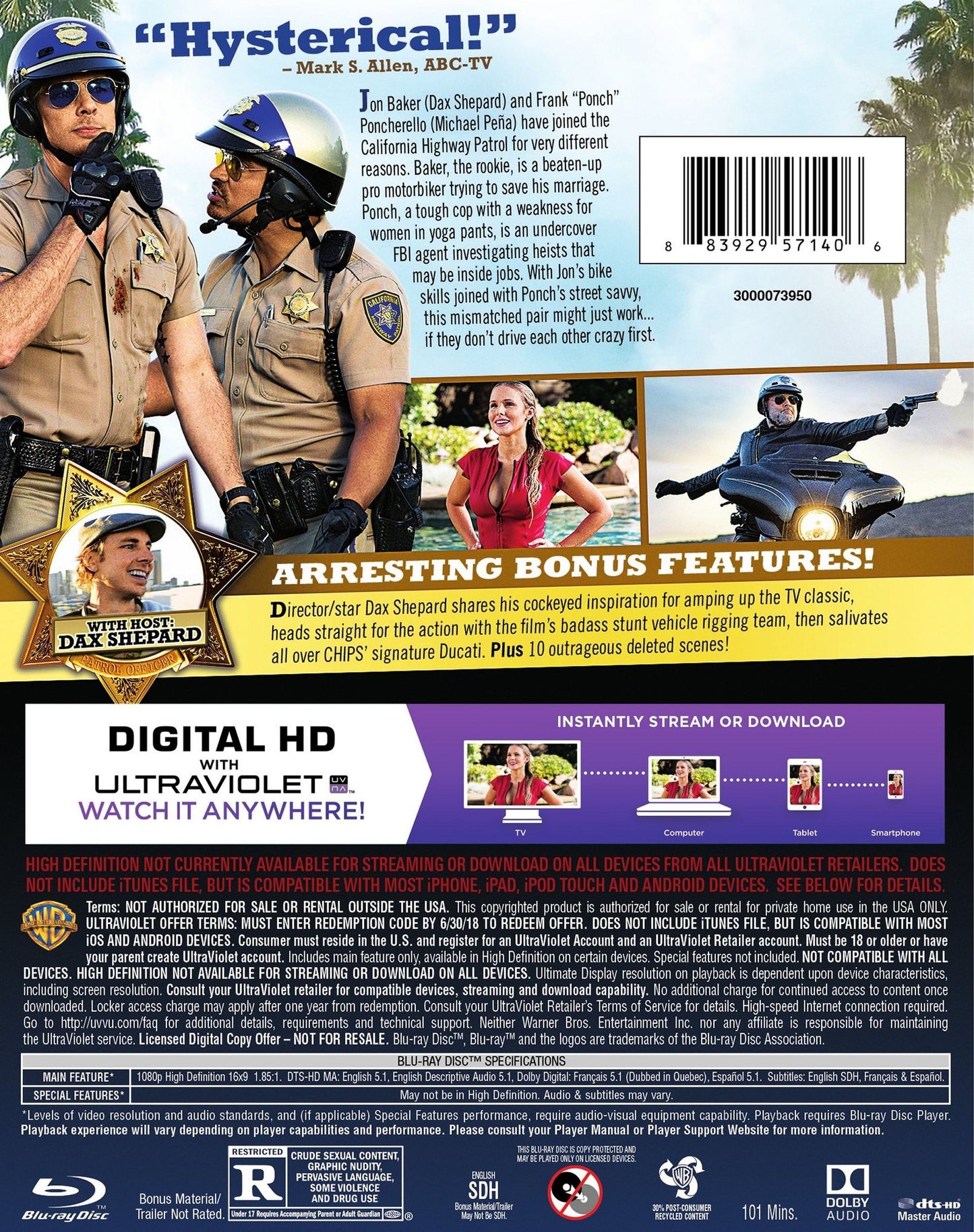 CHIPS [Blu-ray]