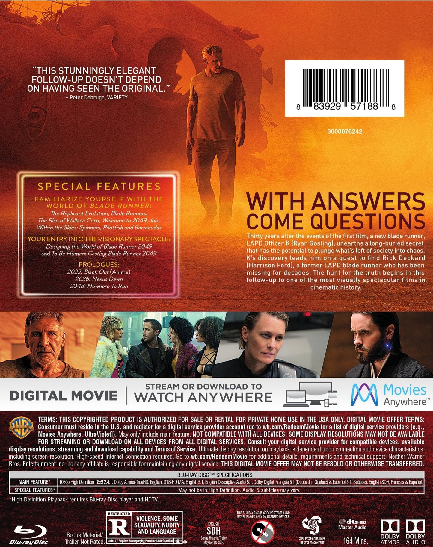 Blade Runner 2049 [Blu-ray]