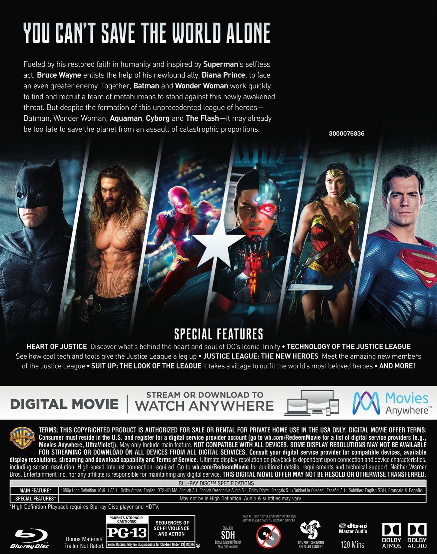 Justice League [Blu-ray]