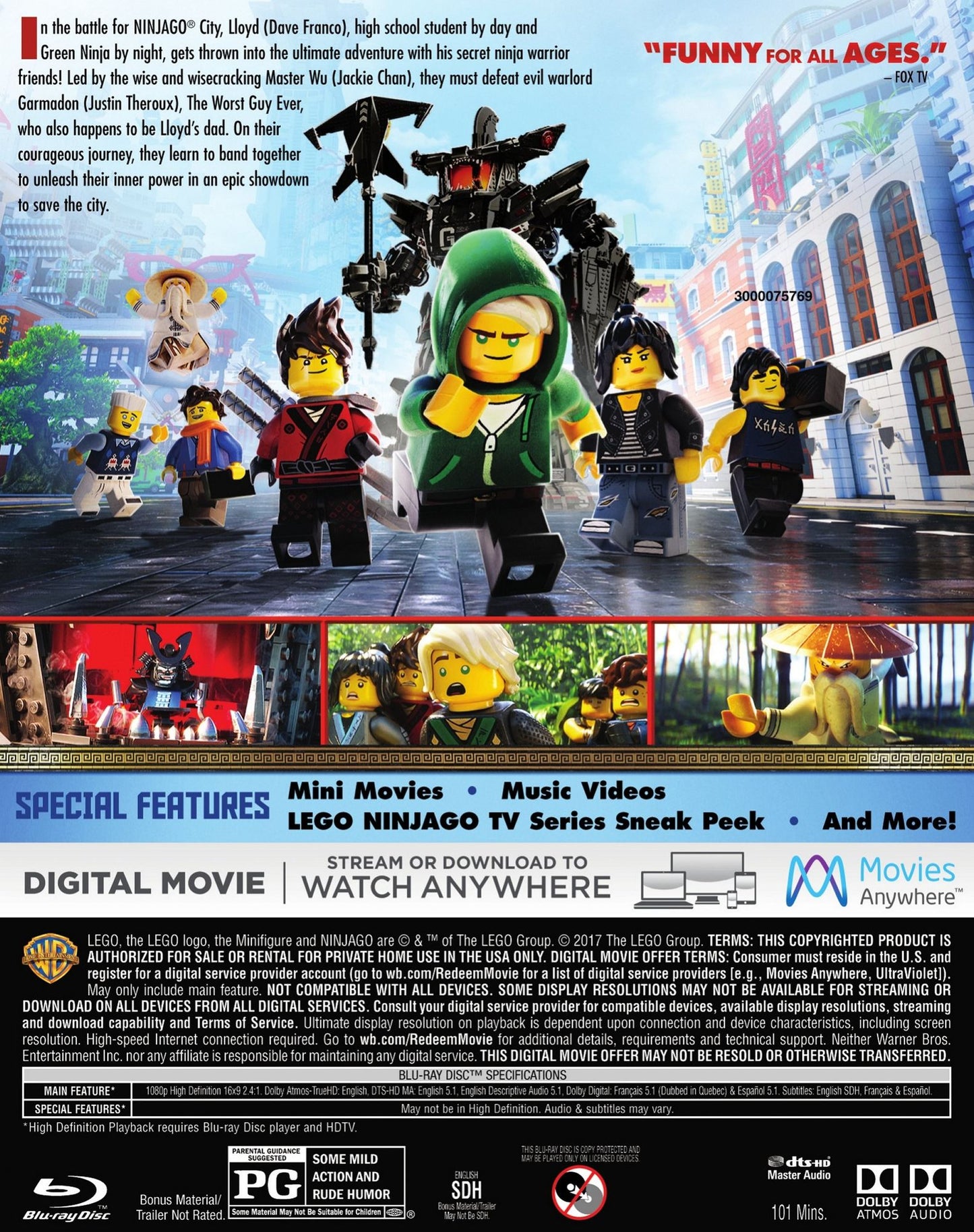 The LEGO NINJAGO Movie [Blu-ray]