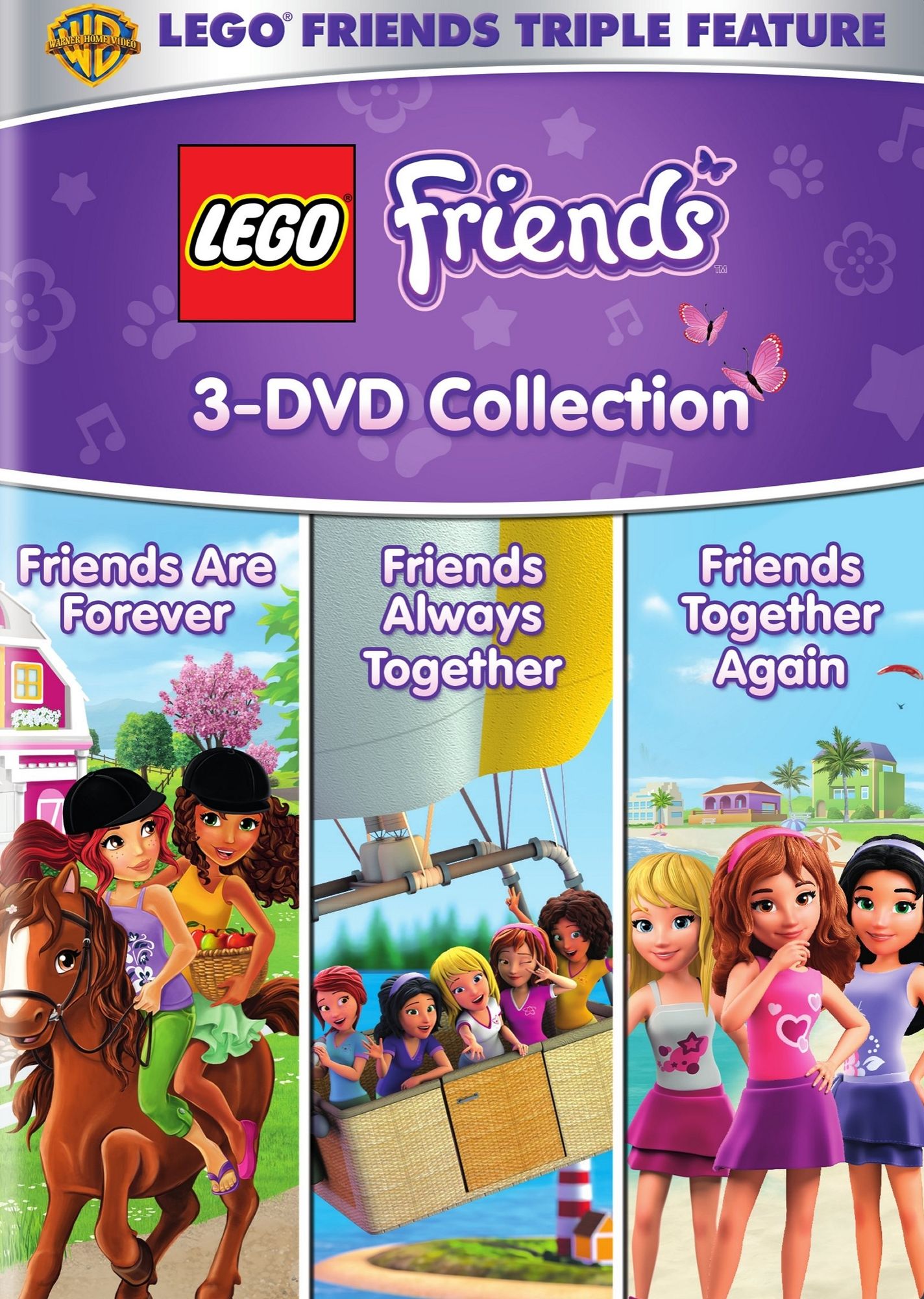 LEGO Friends Triple Feature: Friends are Forever/Friends Always Together/Friends Together Again