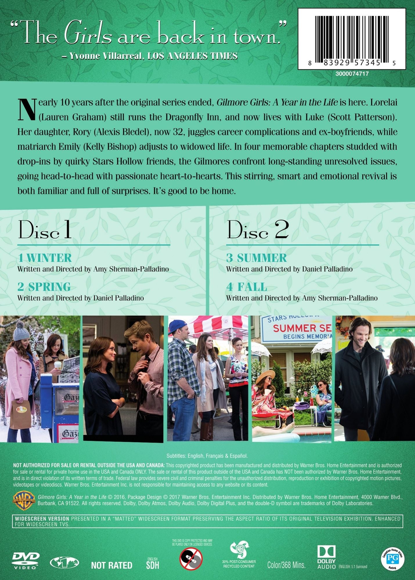 Gilmore Girls: A Year in the Life [3 Discs]