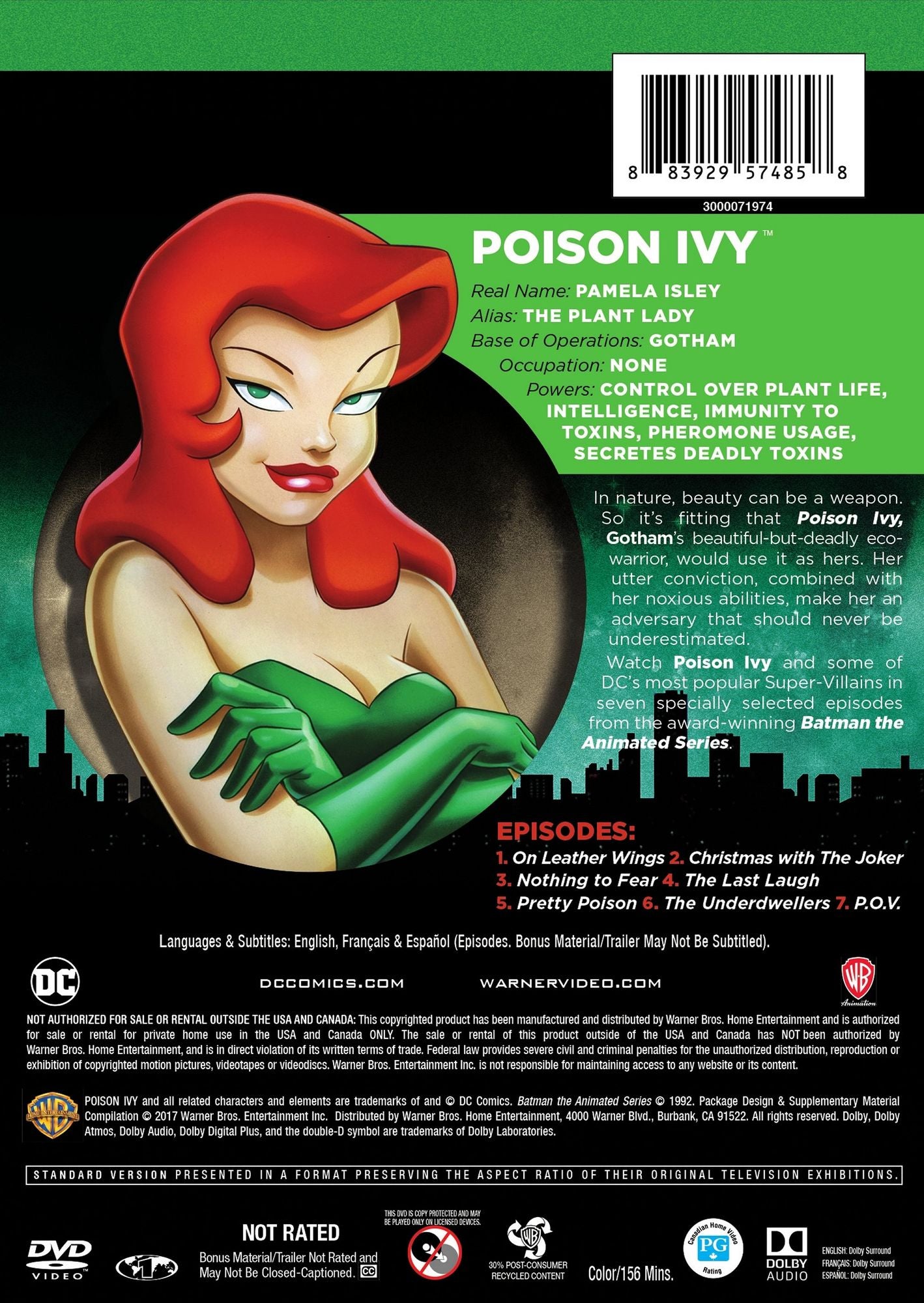 Dc Super-villains: Poison Ivy