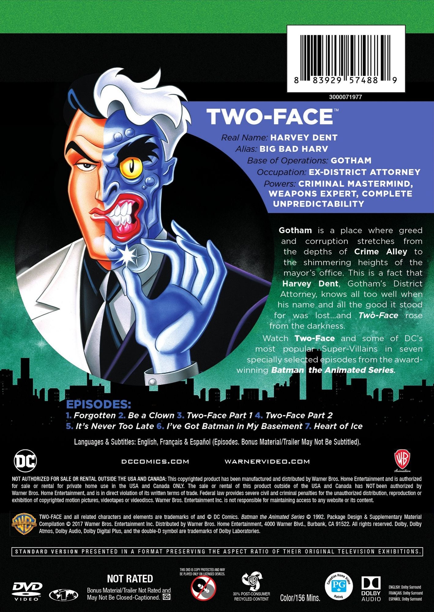 DC Super-Villains: Two Face