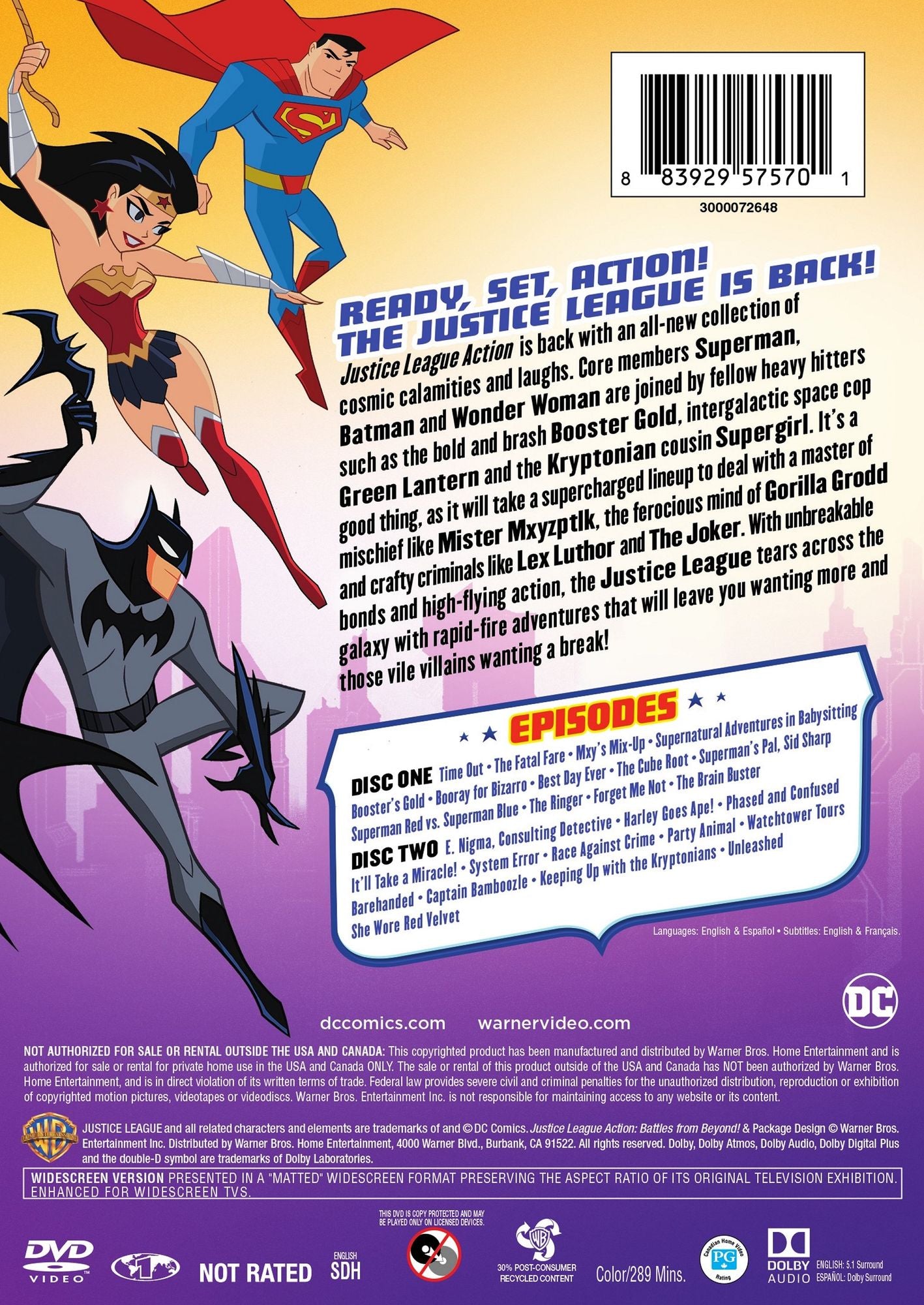Justice League: Action: Season 1 - Part 2