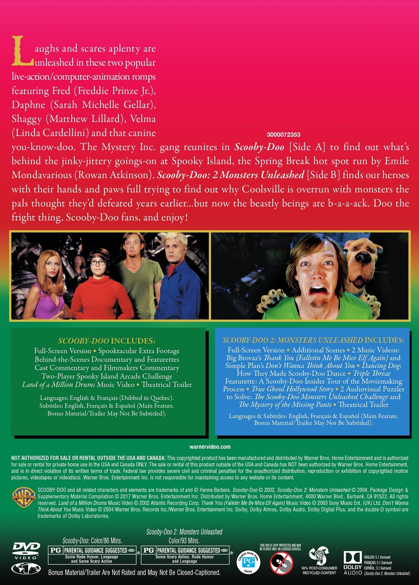 Scooby-doo/scooby-doo 2: Monsters Unleashed