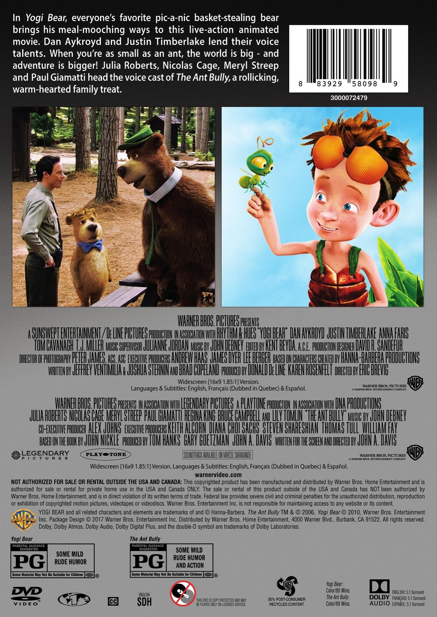 Yogi Bear/The Ant Bully