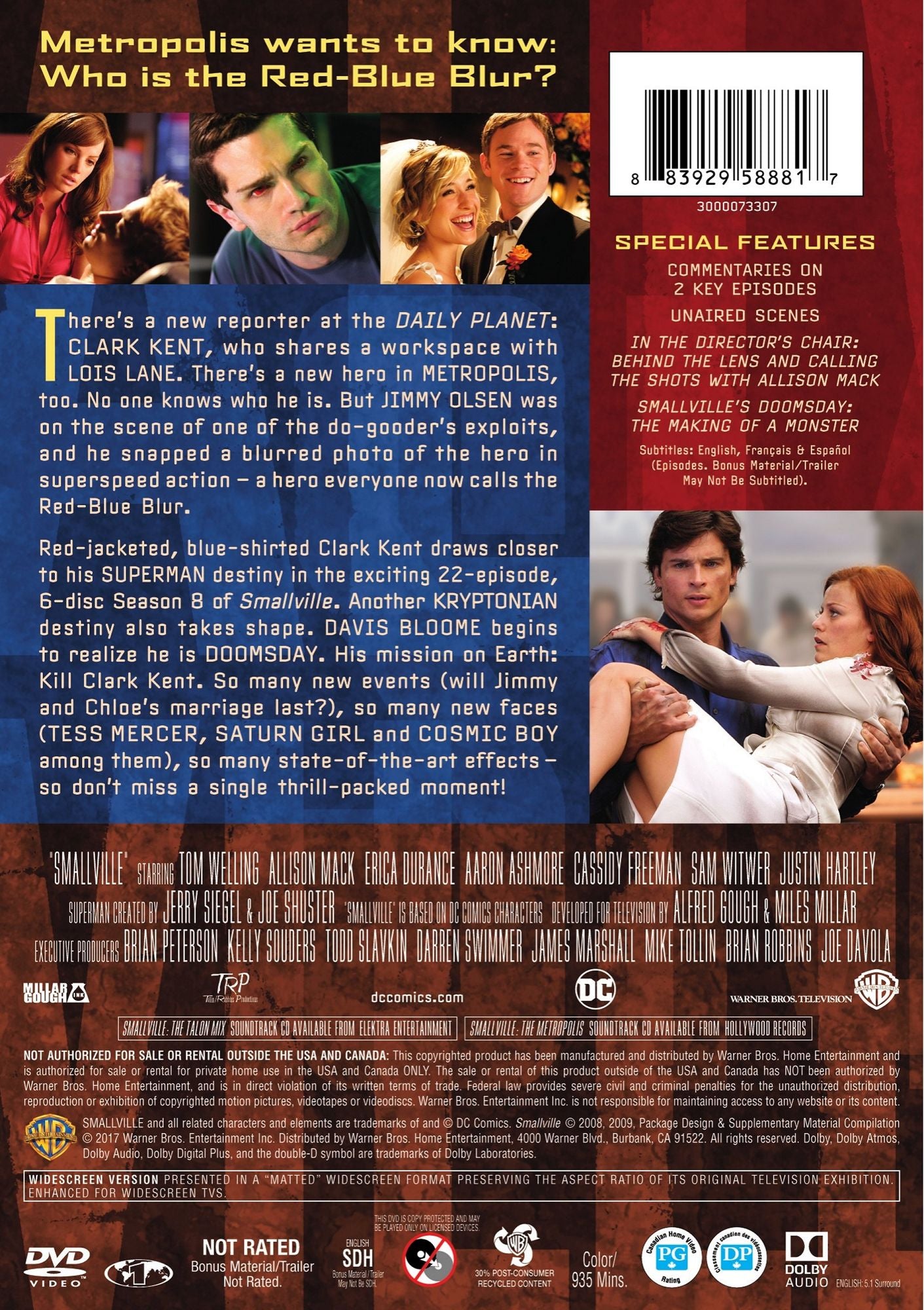 Smallville: The Complete Eighth Season [6 Discs]