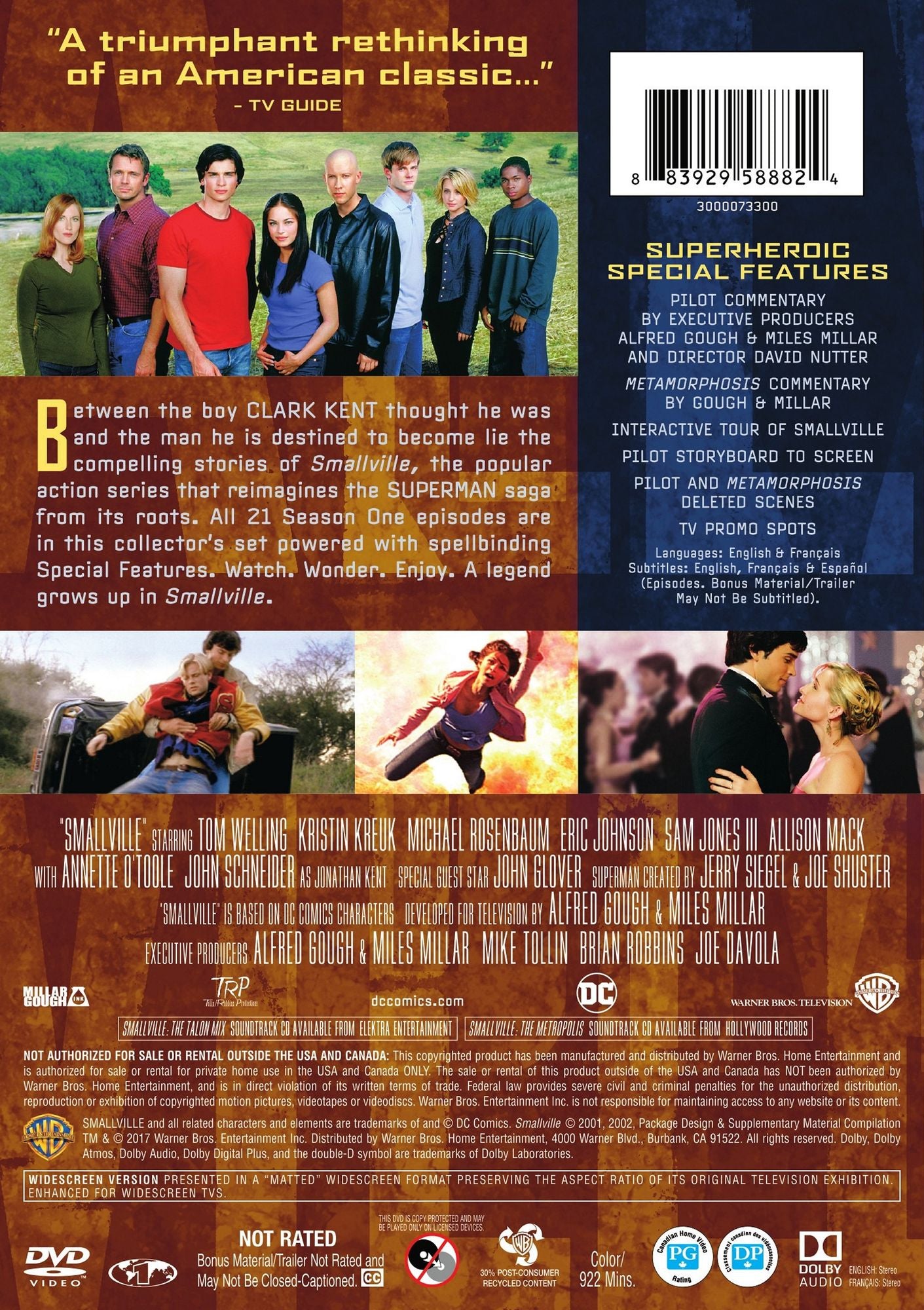 Smallville: The Complete First Season [6 Discs]