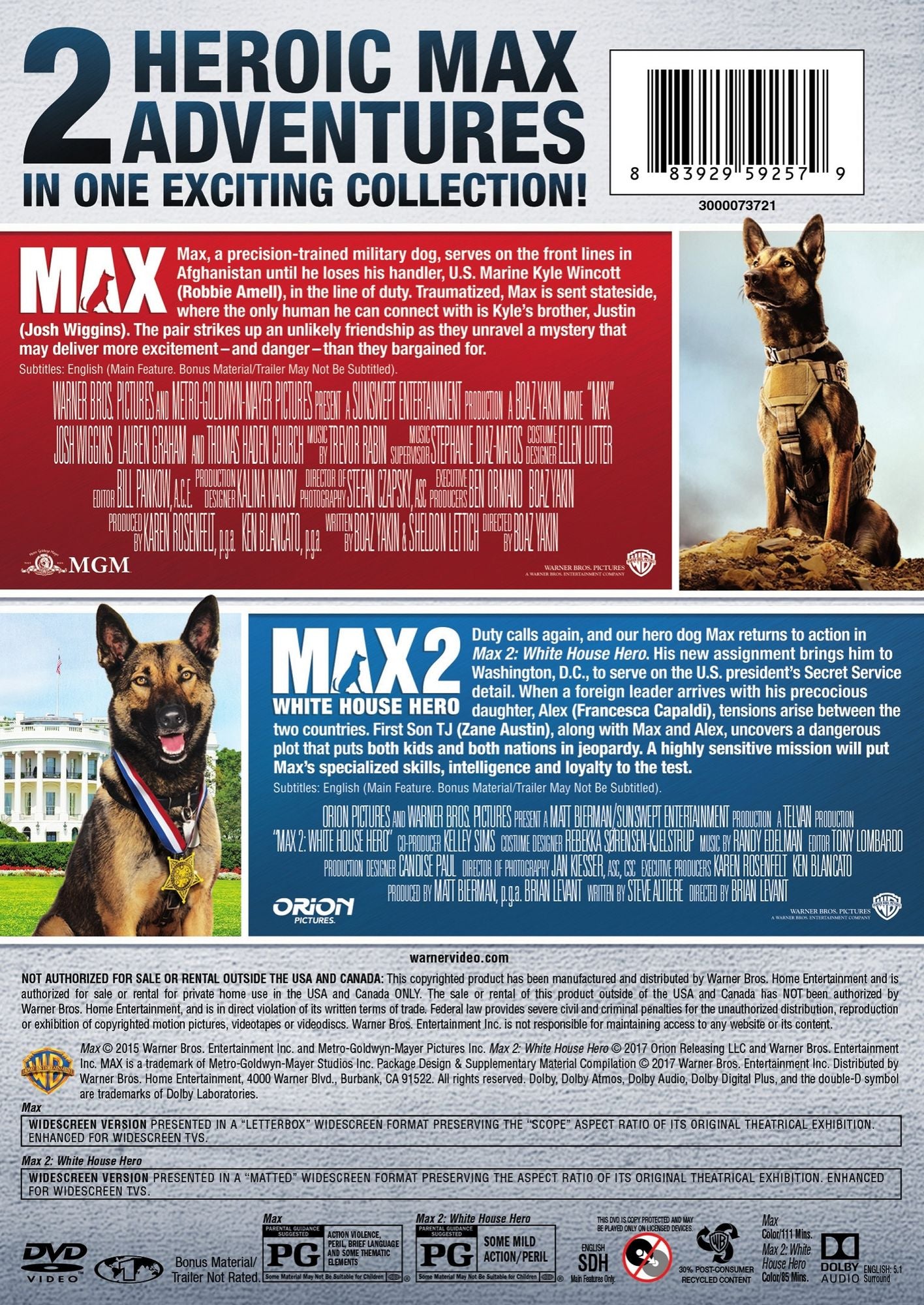 Max/Max 2: White House Hero