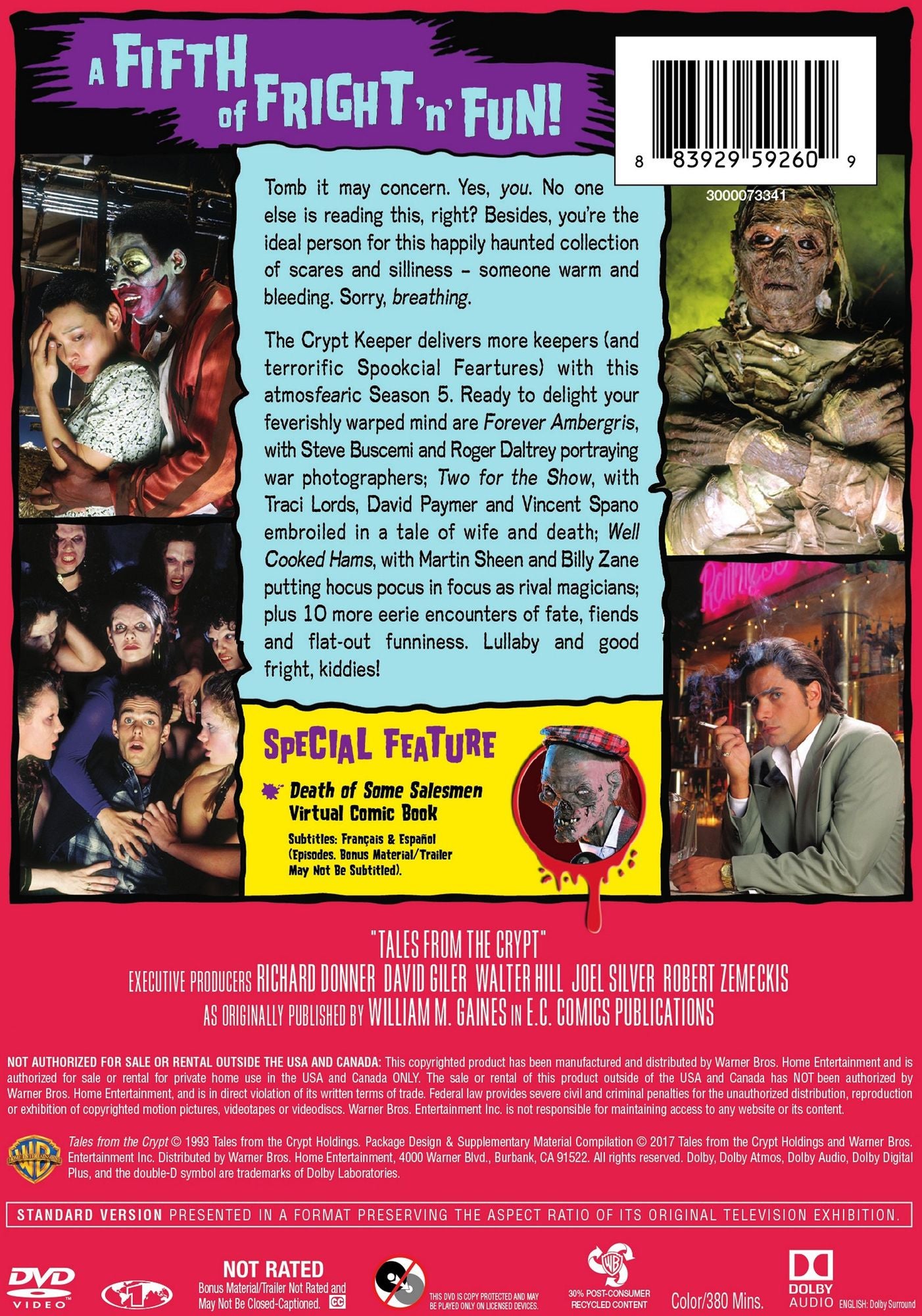 Tales From The Crypt: The Complete Fifth Season