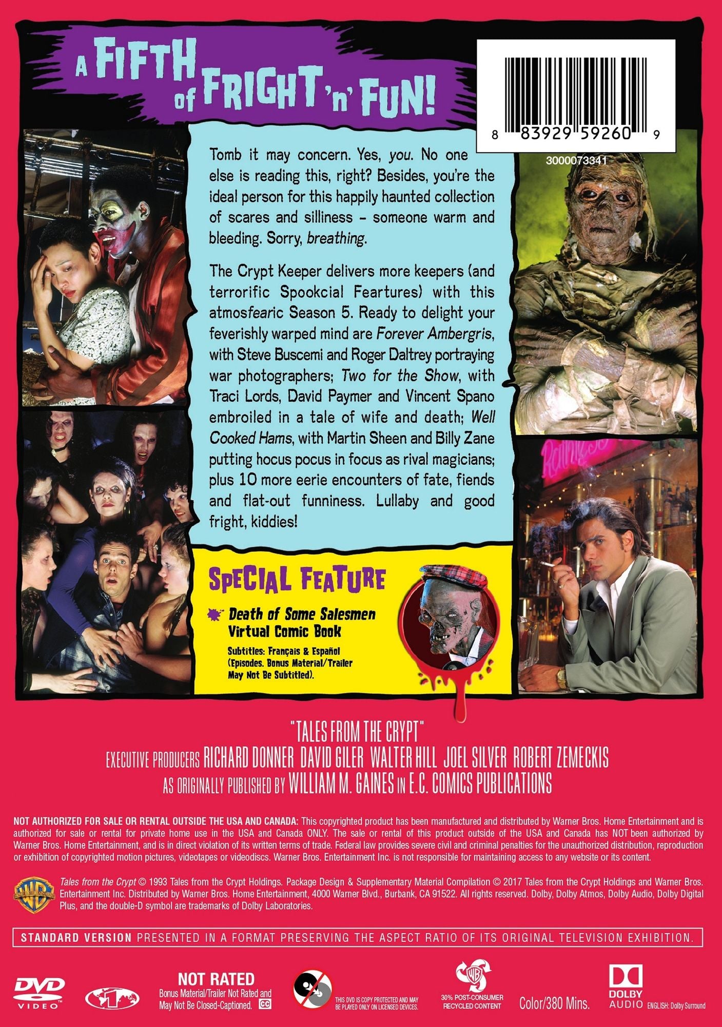 Tales From The Crypt: The Complete Fifth Season