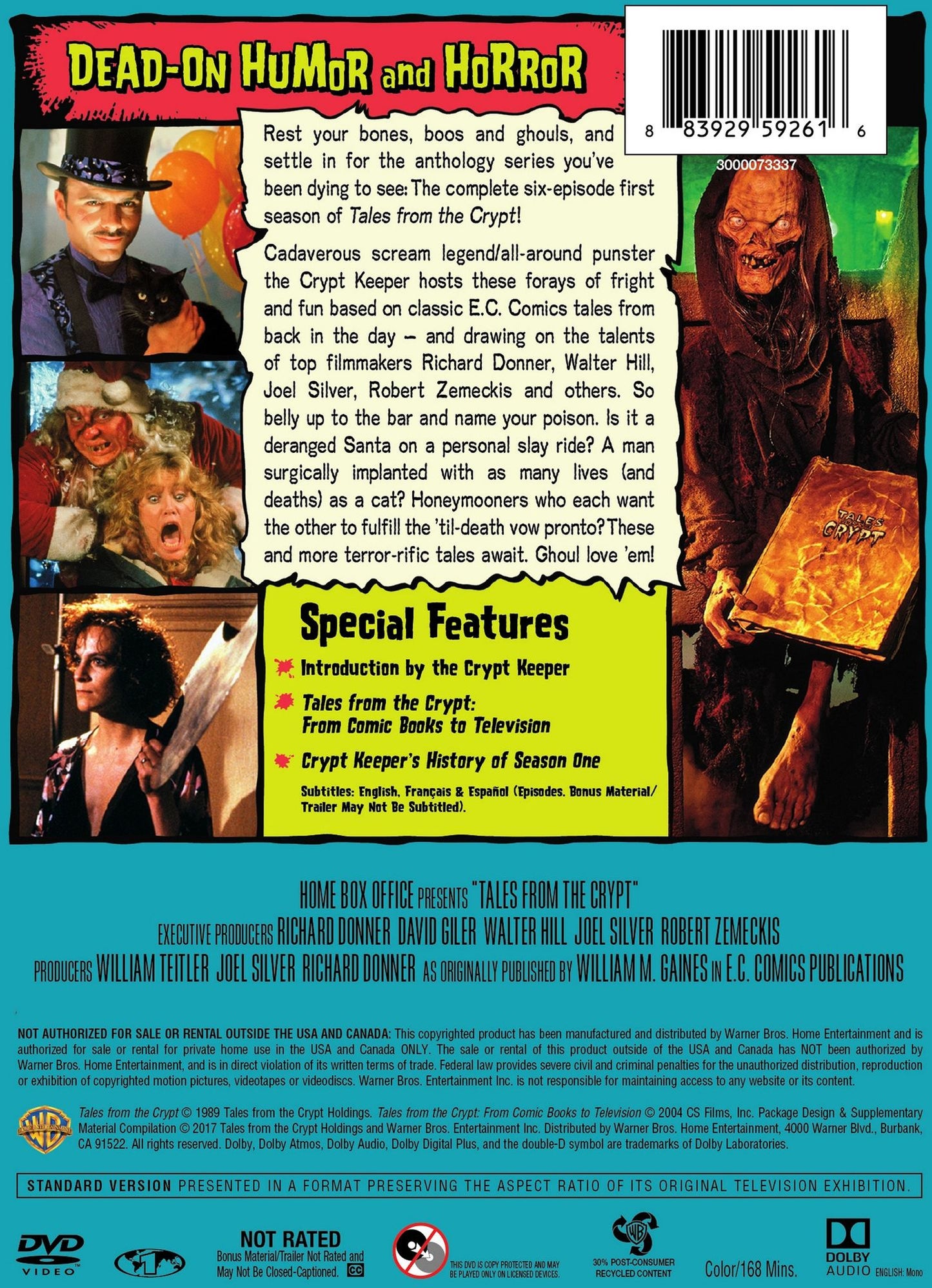 Tales From The Crypt: The Complete First Season