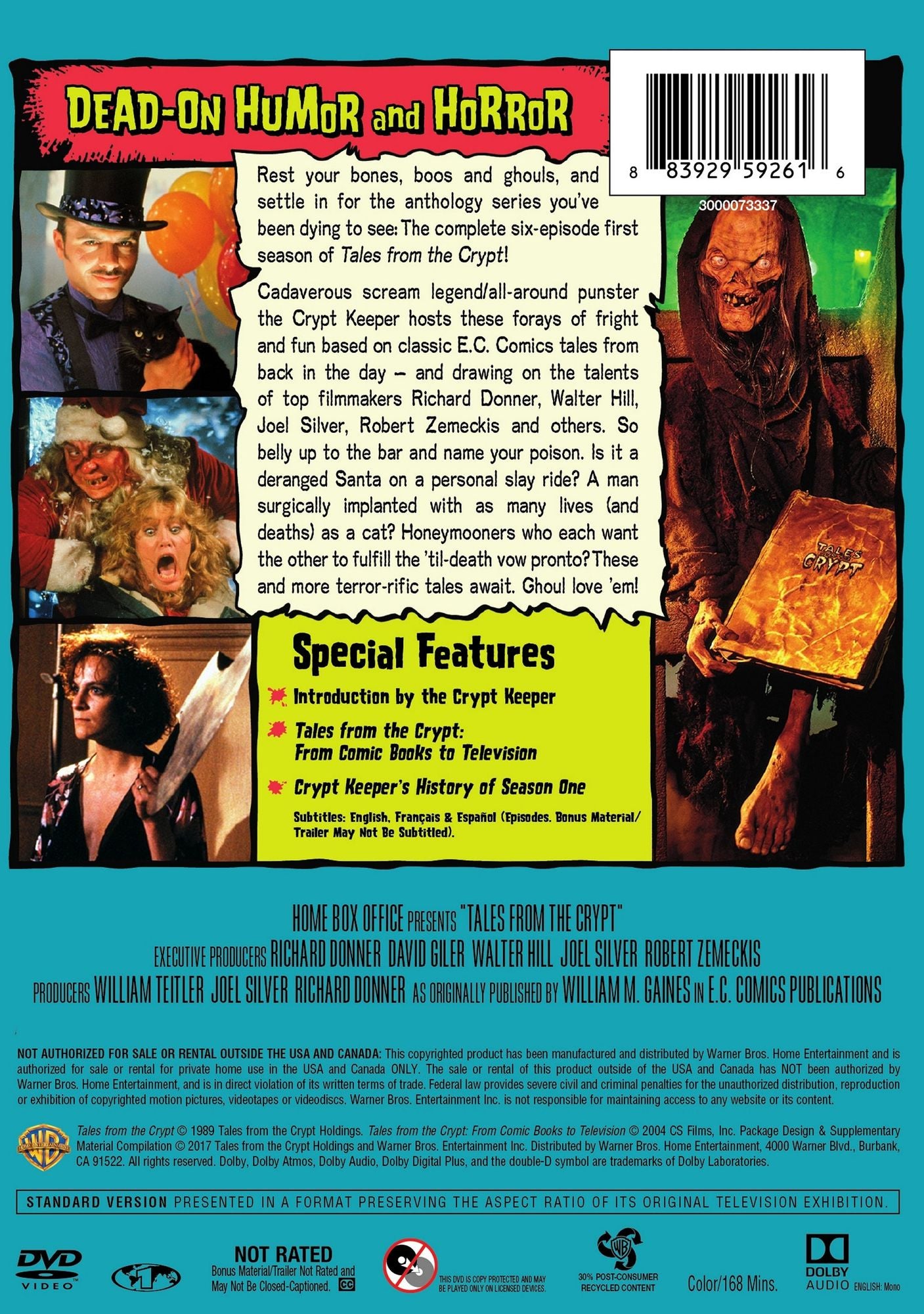 Tales From The Crypt: The Complete First Season