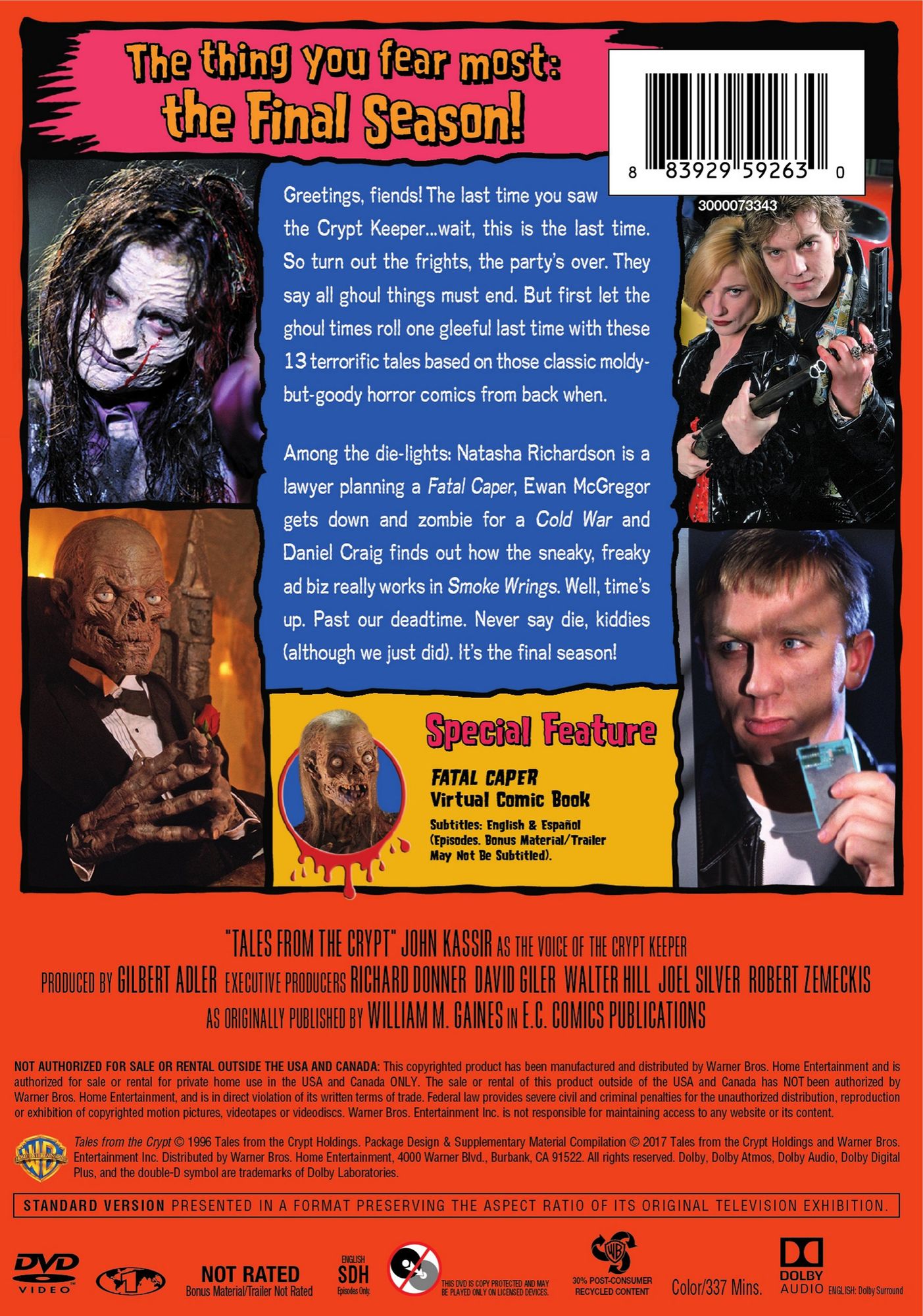 Tales From The Crypt: The Complete Seventh Season