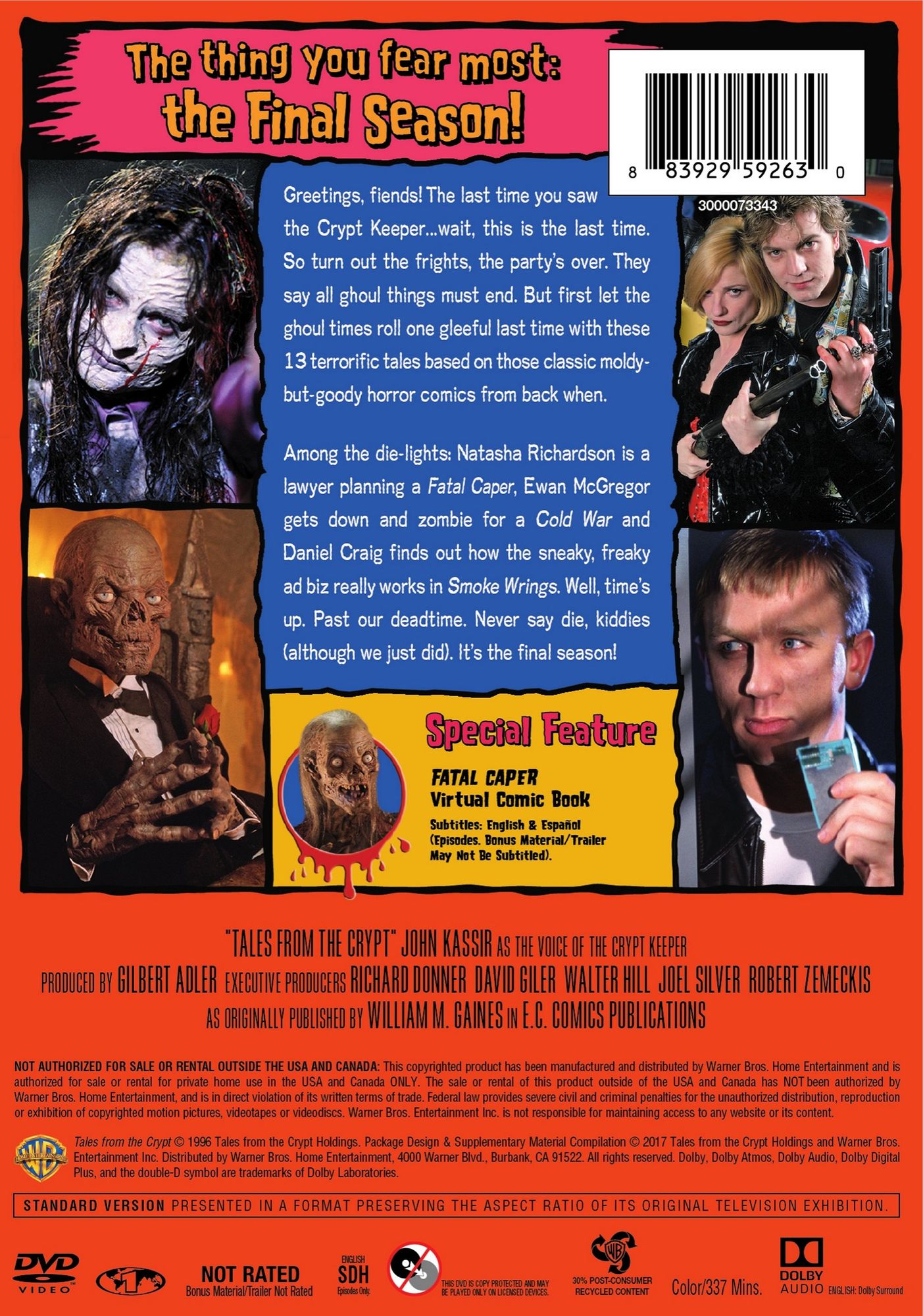 Tales From The Crypt: The Complete Seventh Season