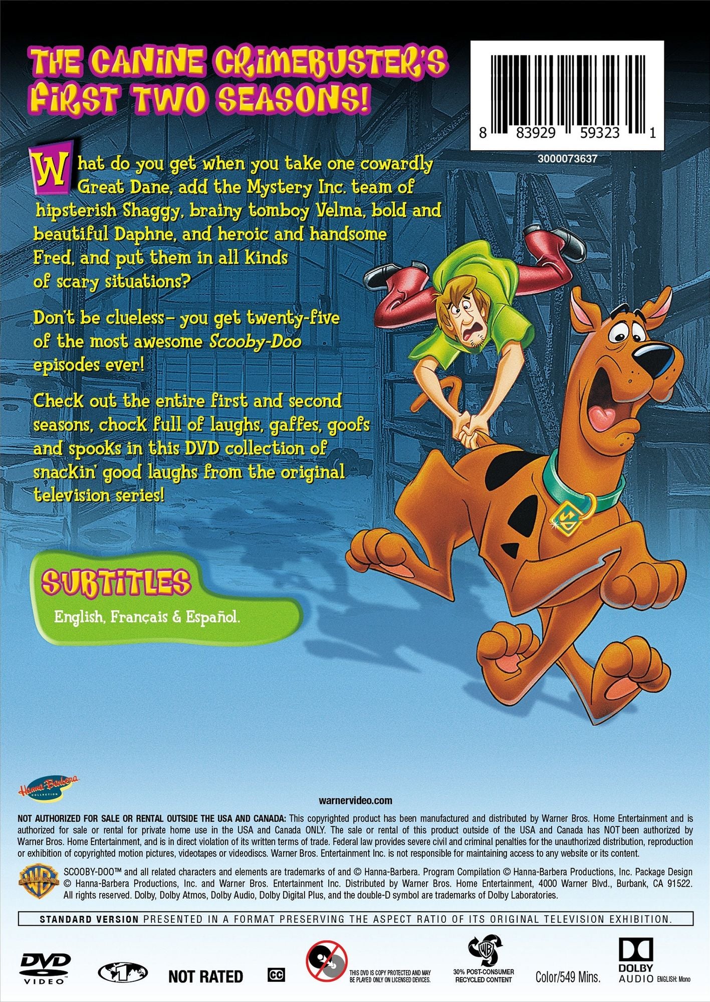 Scooby-Doo, Where Are You?: Seasons One and Two [4 Discs]