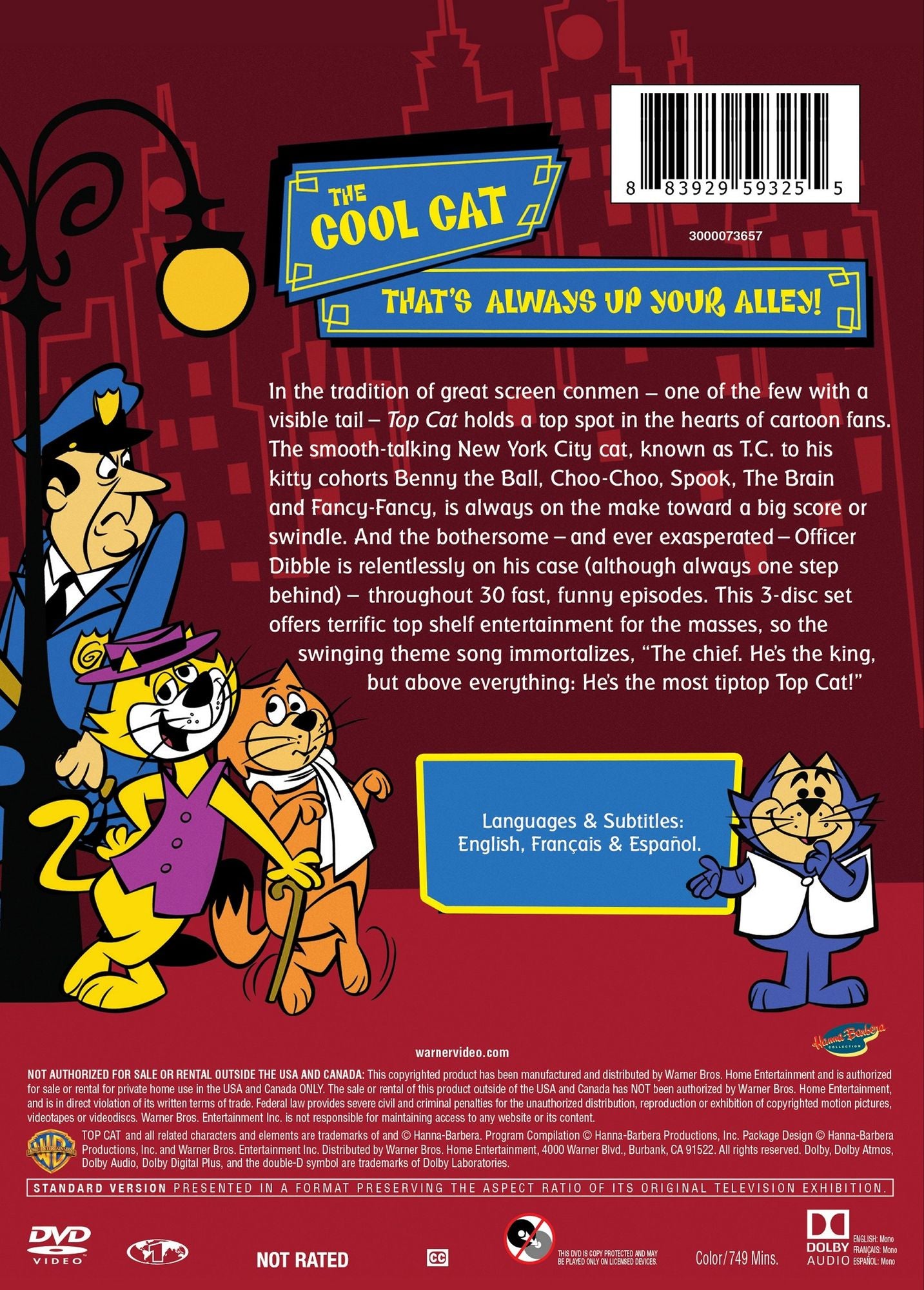 Top Cat: The Complete Series [3 Discs]