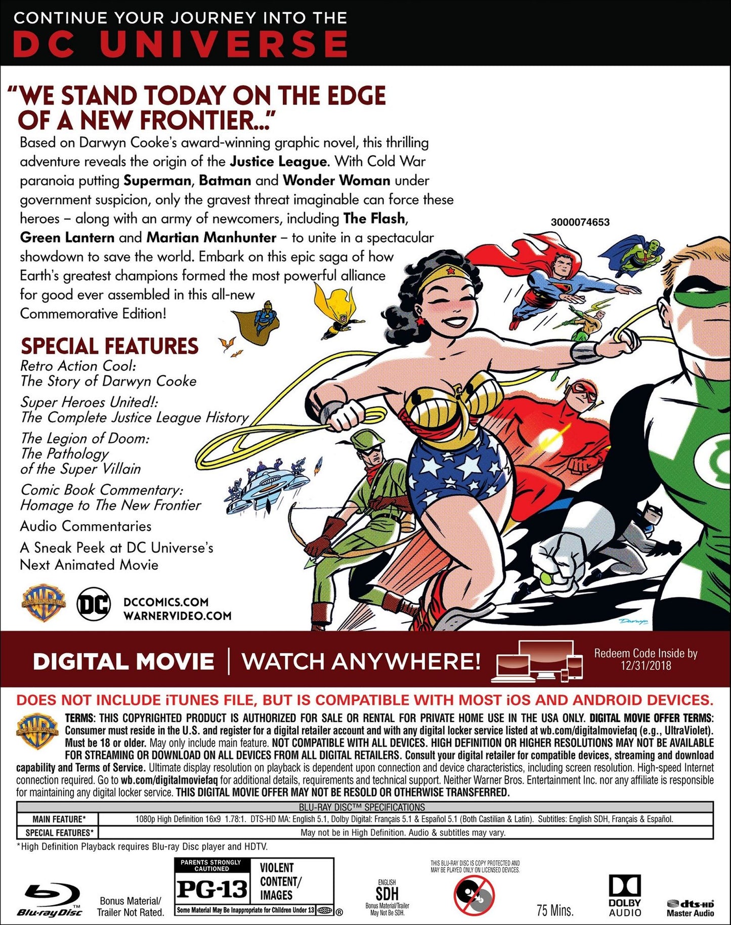 Justice League: The New Frontier [Commemorative Edition] [Blu-ray]