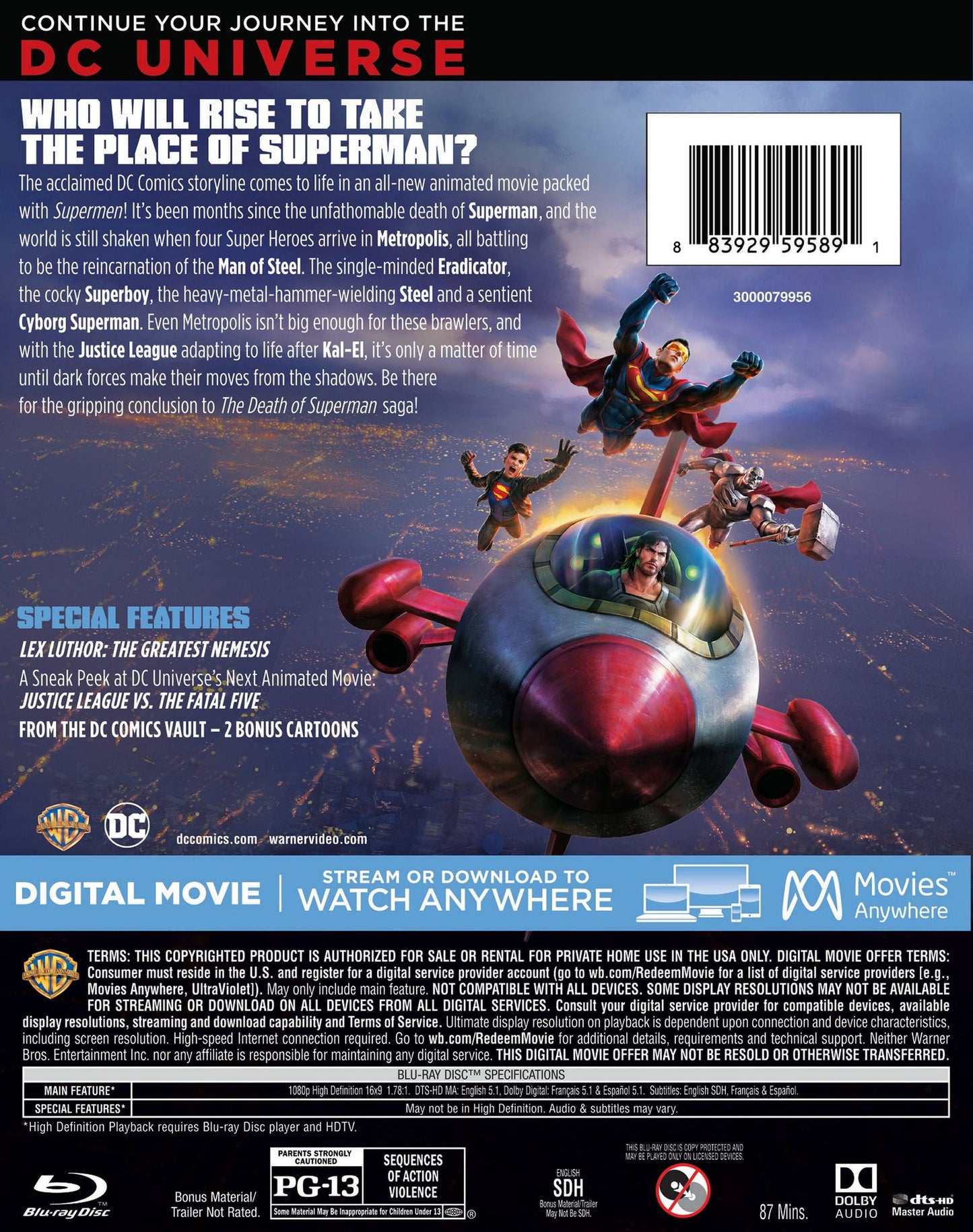 Reign of the Supermen [Blu-ray]