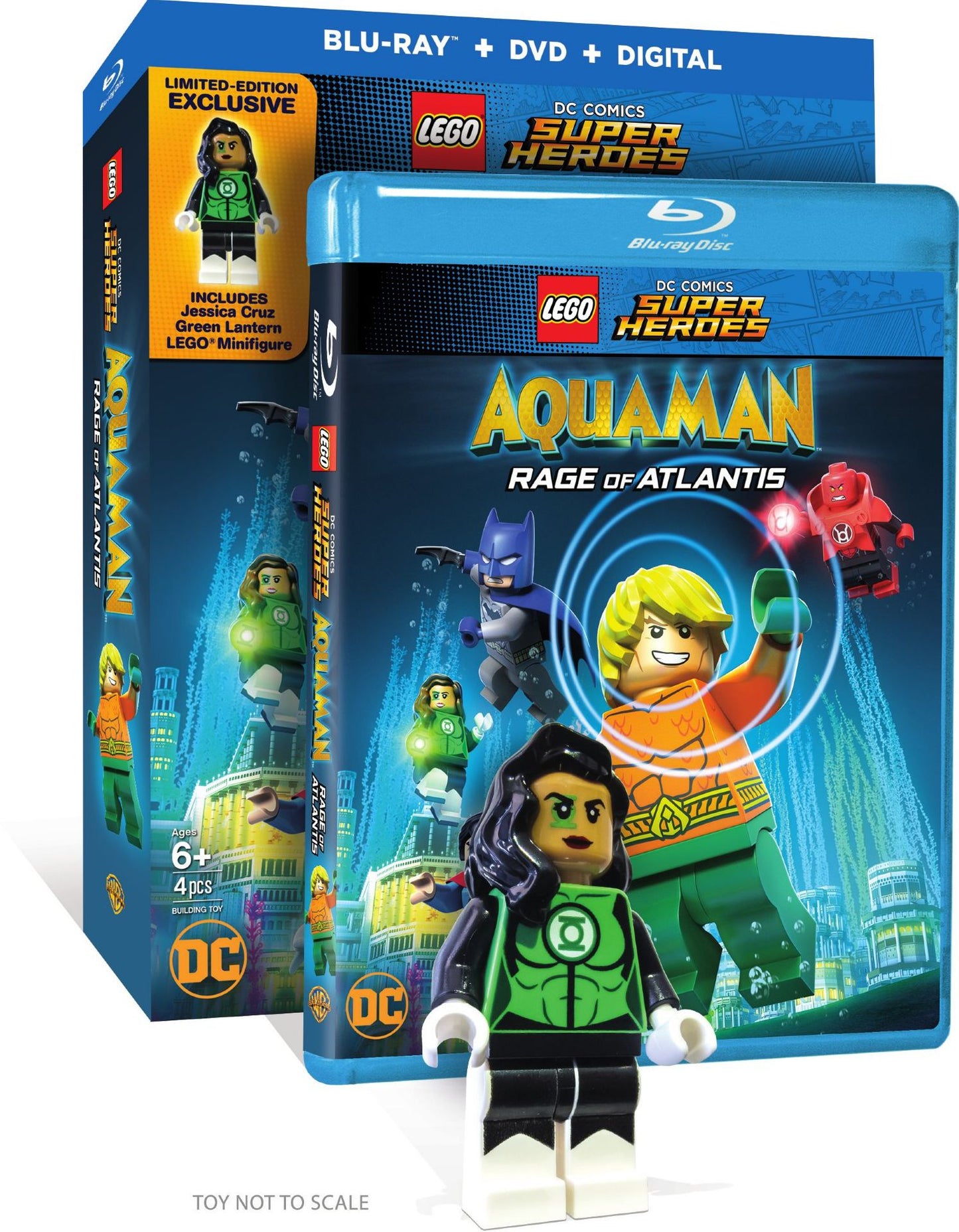 LEGO DC Super Heroes: Aquaman - Rage of Atlantis [Includes Mini Figurine] [Blu-ray]