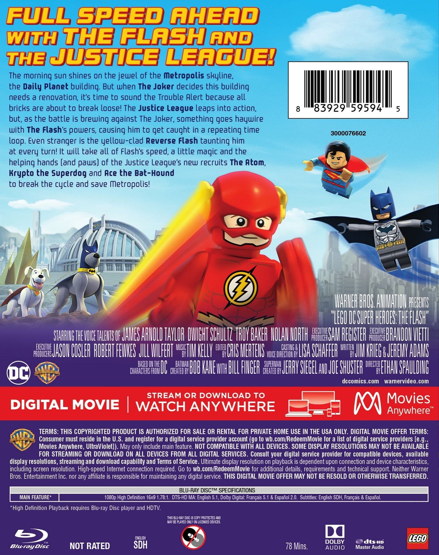 LEGO DC Comics Super Heroes: The Flash [Blu-ray]