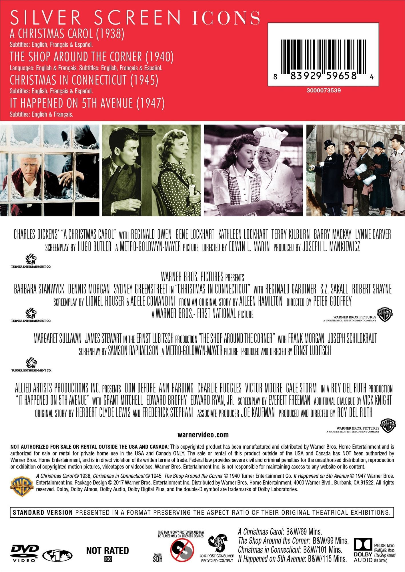 Silver Screen Icons: Holiday