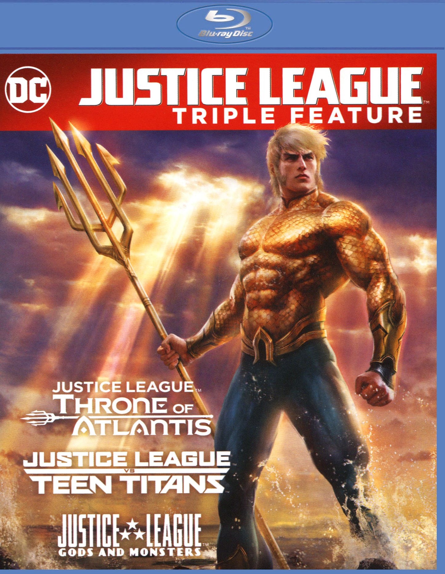 Justice League vs. Teen Titans/Gods and Monsters/Throne of Atlantis [Blu-ray]