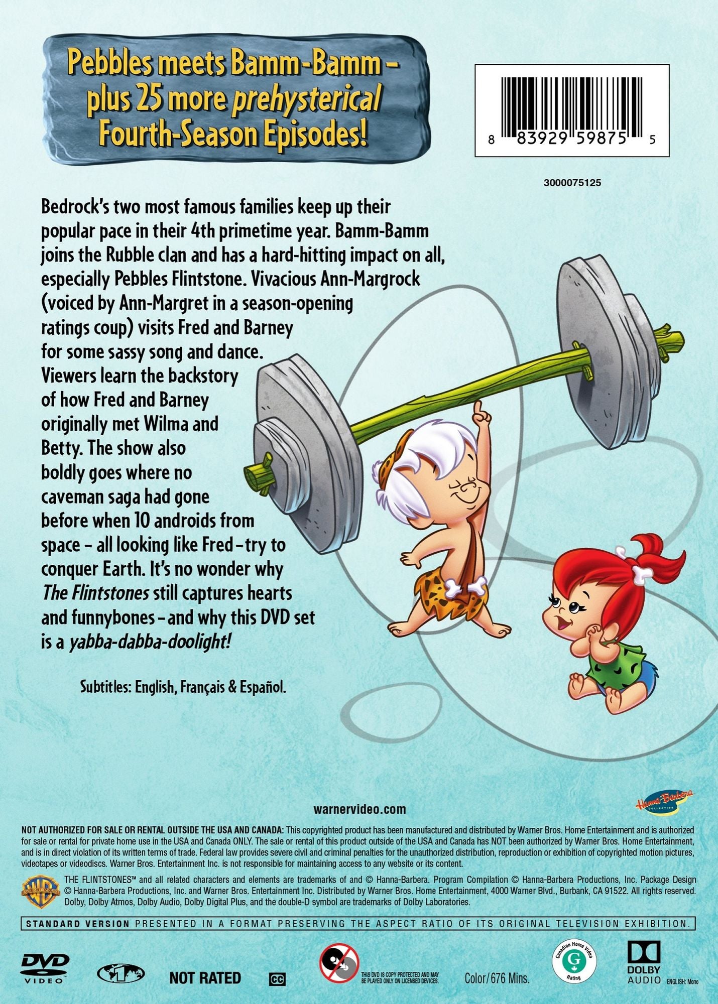 FLINTSTONES: SEA.4 (4PC RPKG)