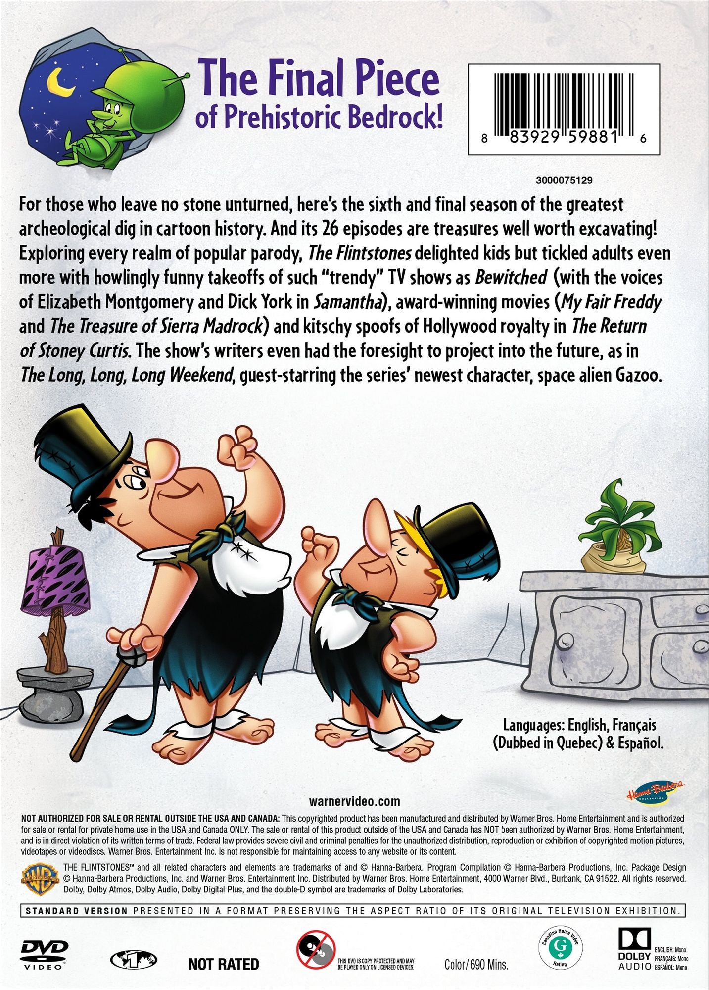FLINTSTONES: SEA.6 (4PC RPKG)