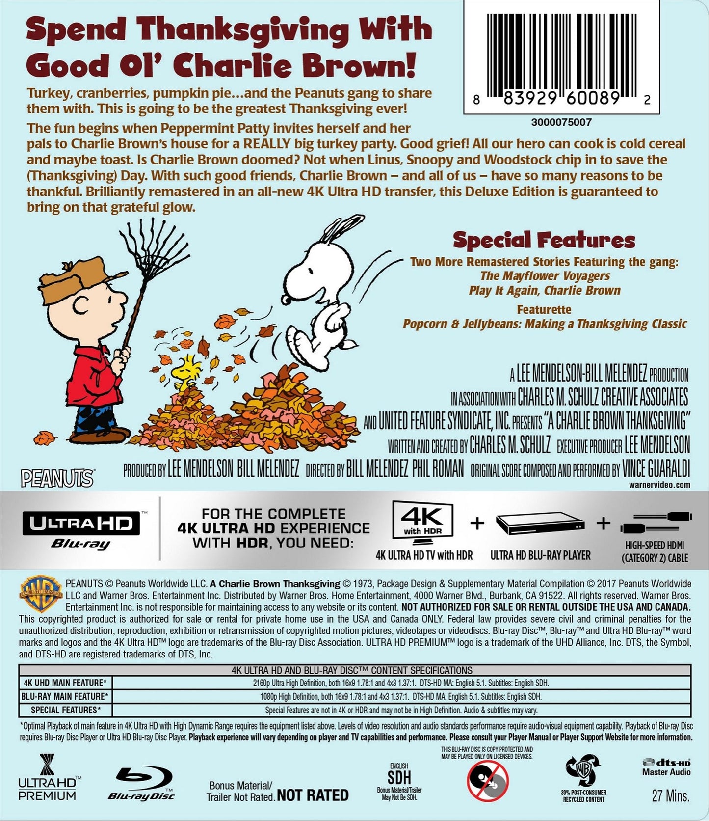Charlie Brown Thanksgiving