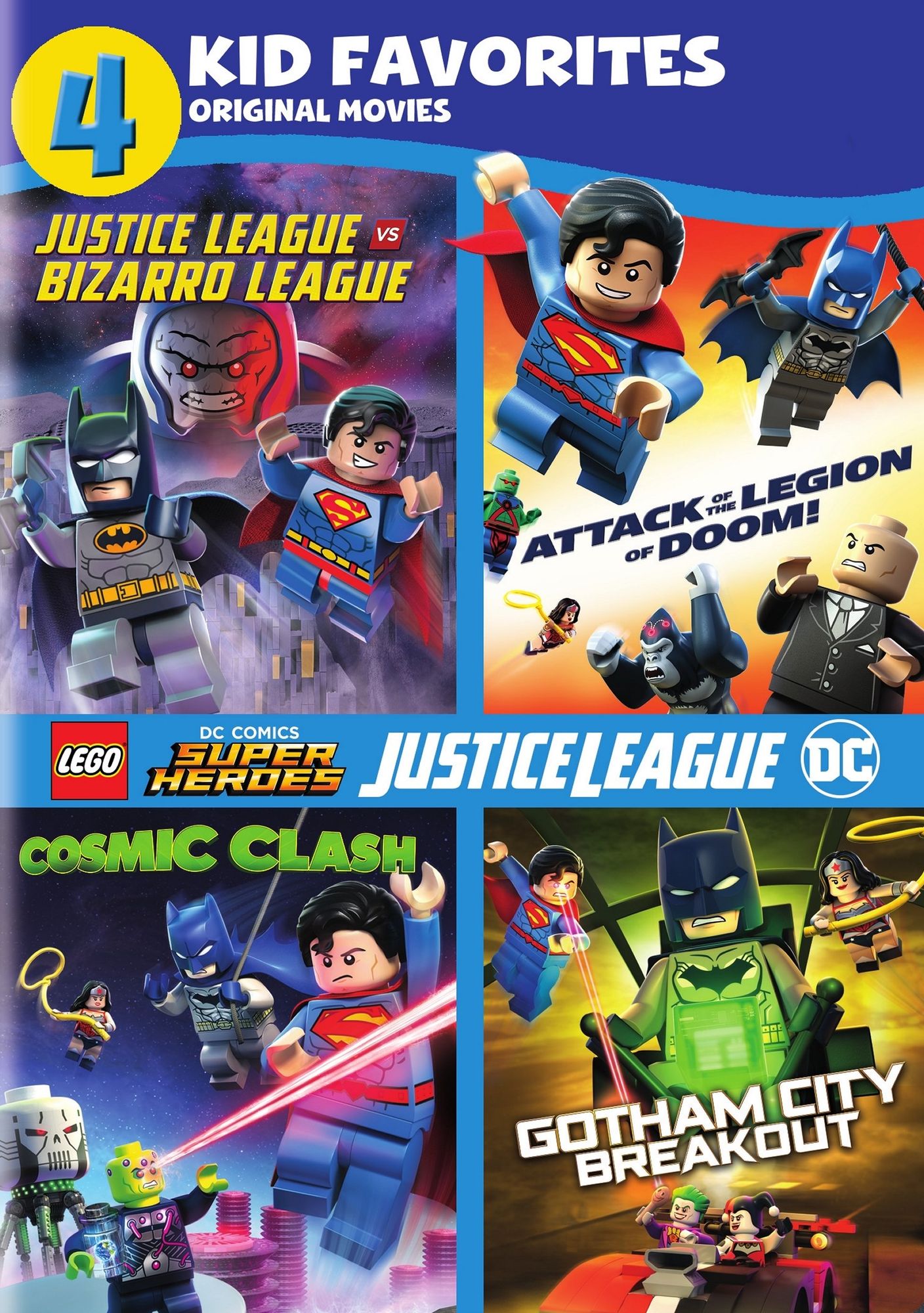 4 Kid Favorites: Lego Dc Super Heroes