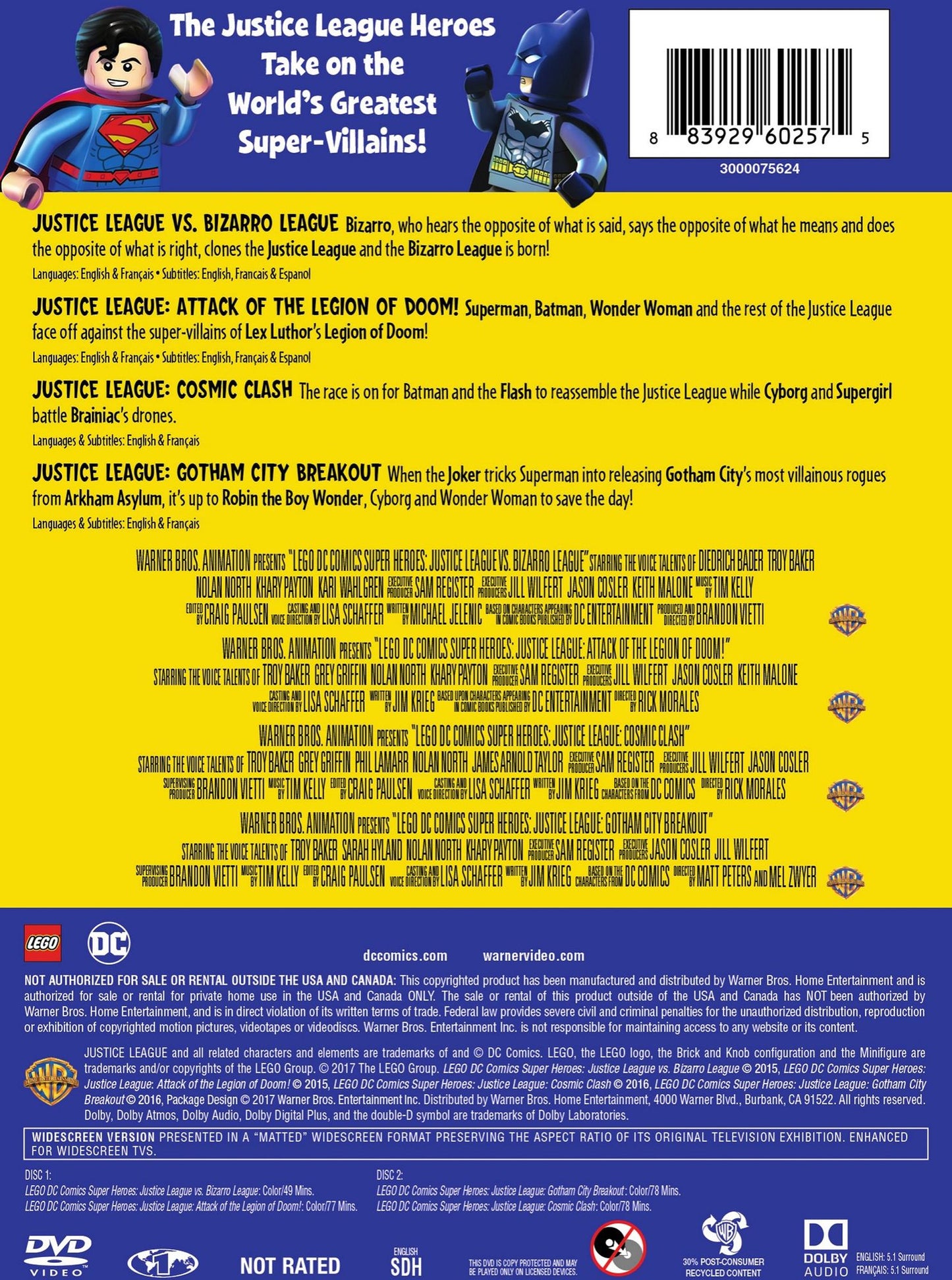 4 Kid Favorites: Lego Dc Super Heroes