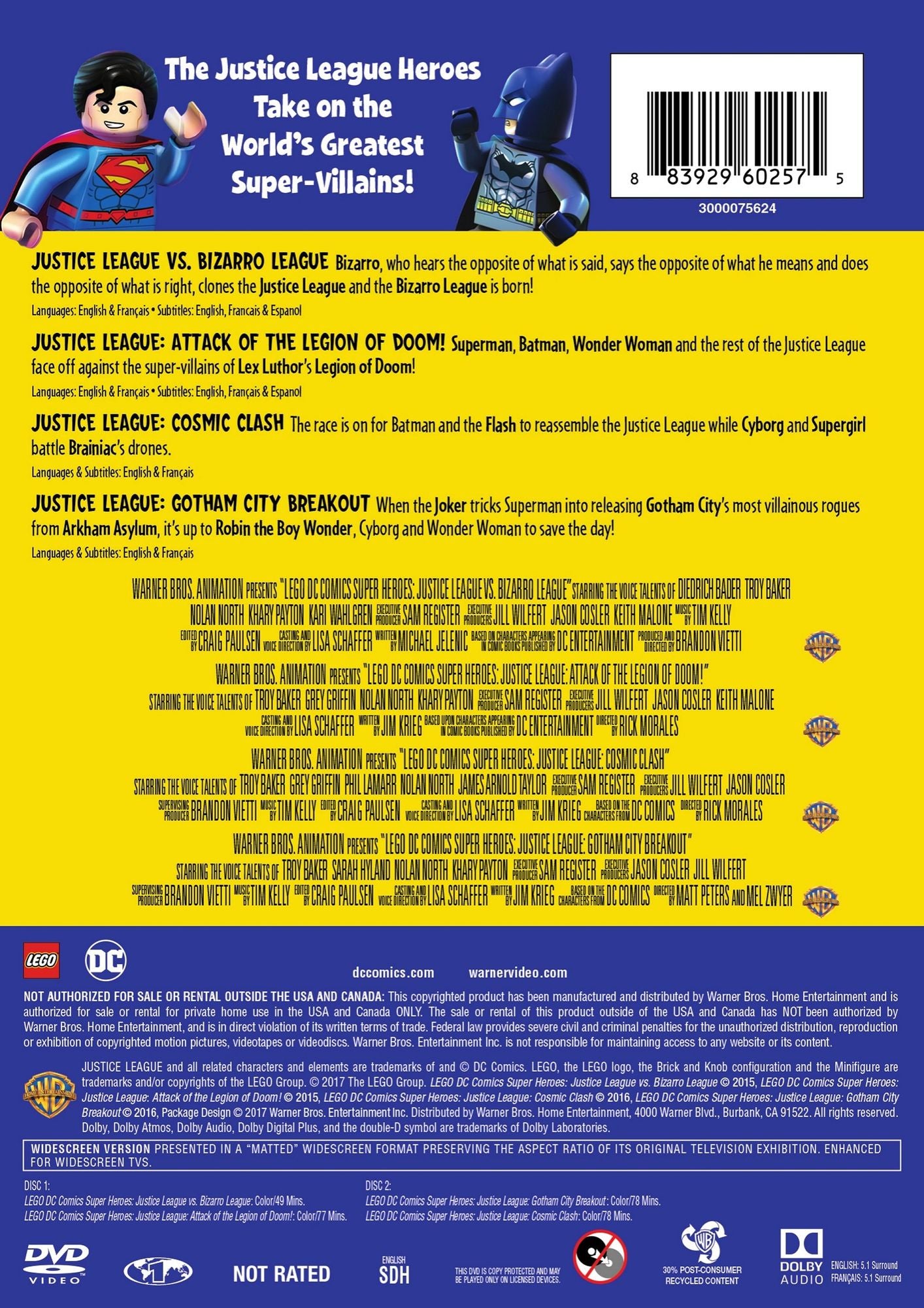 4 Kid Favorites: Lego Dc Super Heroes