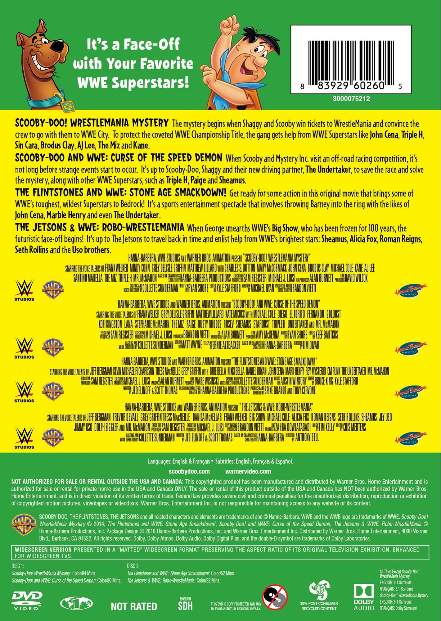 4 Kid Favorites: WWE Tag Team Collection [4 Discs]