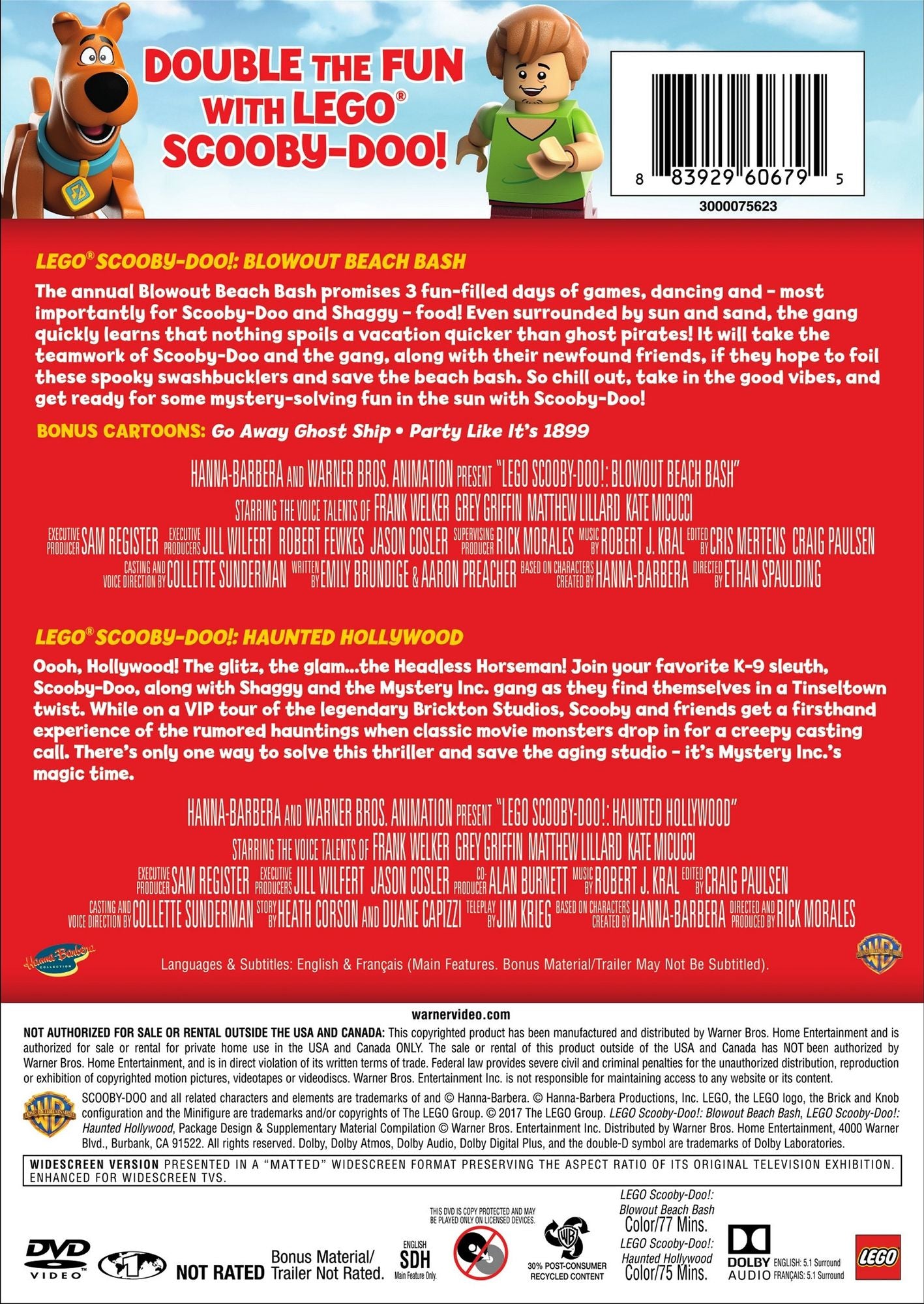 Lego Scooby-doo!: Haunted Hollywood/blowout Beach Bash