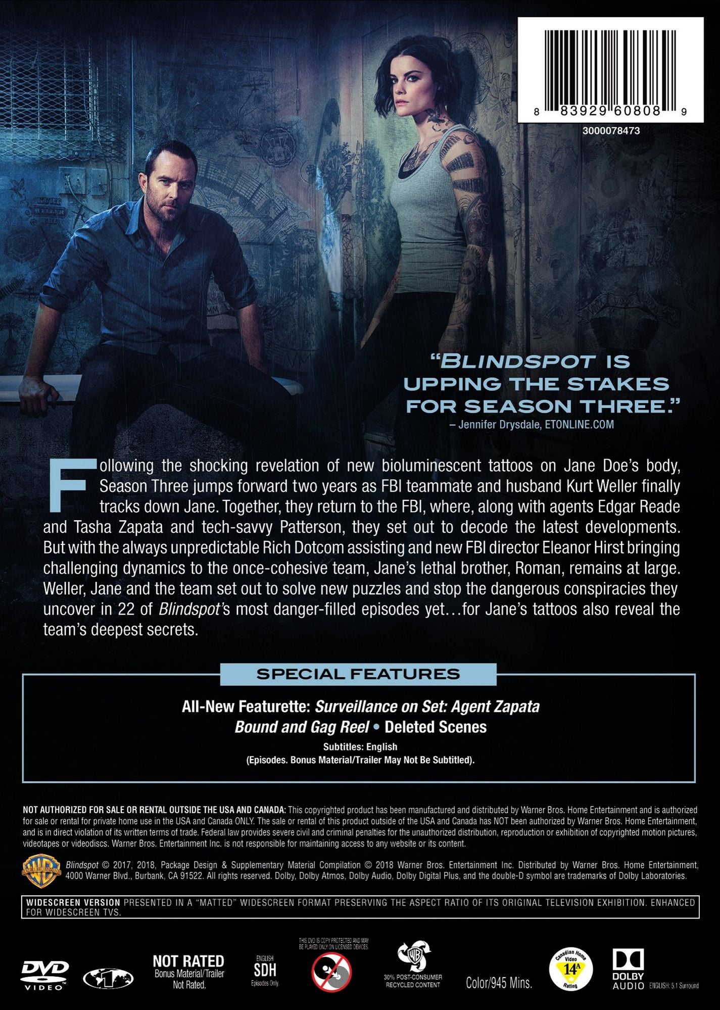 Blindspot: The Complete Third Season
