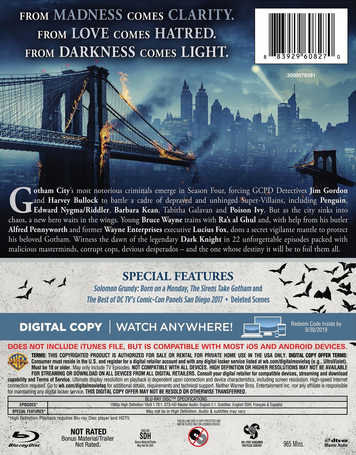 Gotham: The Complete Fourth Season [Blu-ray]