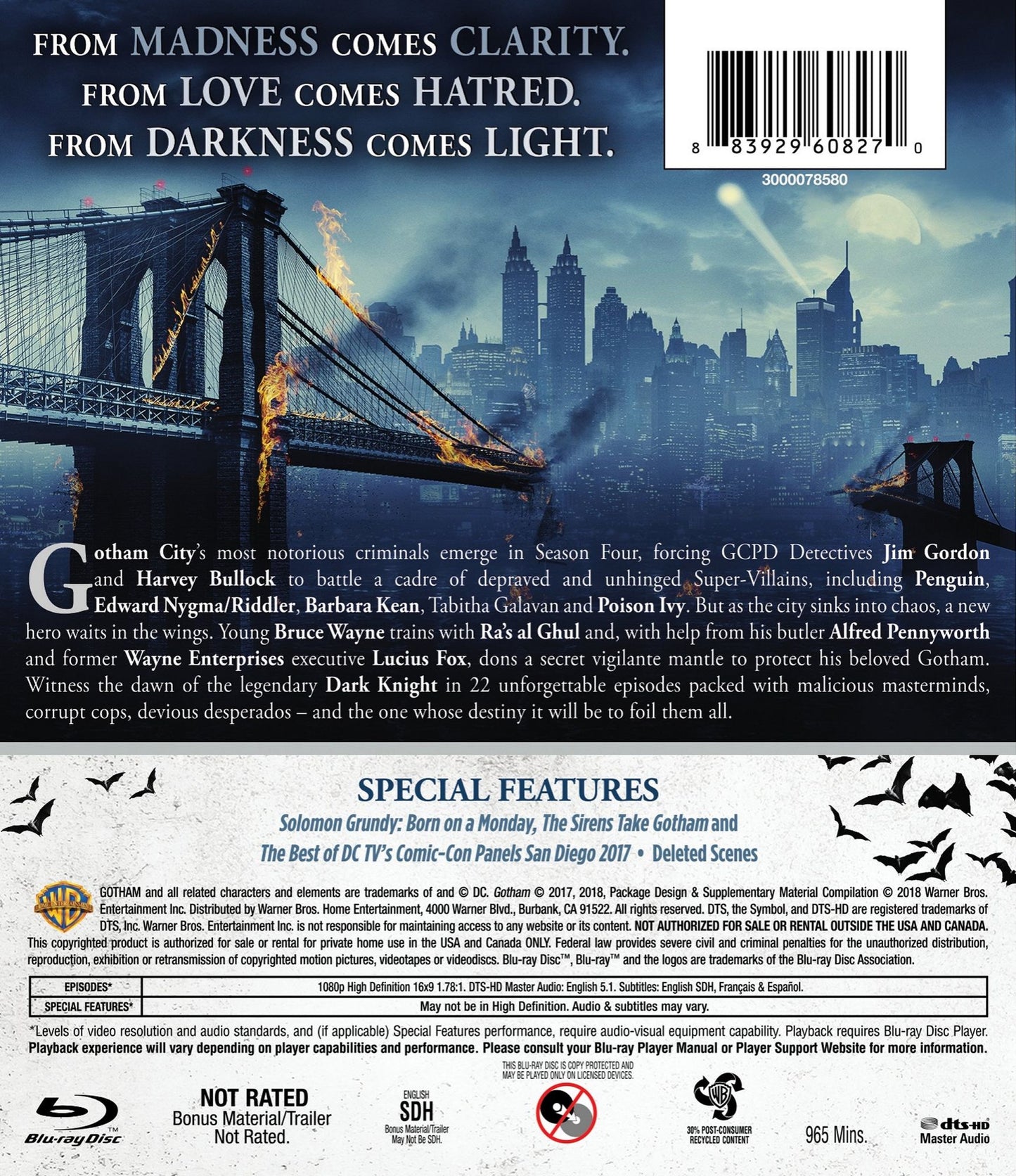 Gotham: The Complete Fourth Season [Blu-ray]