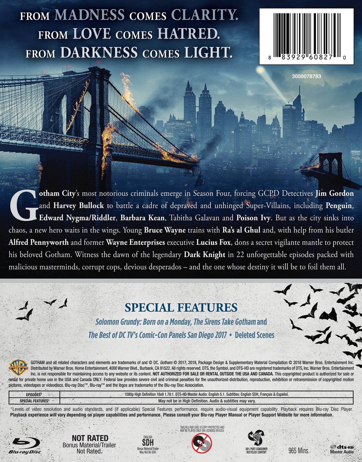Gotham: The Complete Fourth Season [Blu-ray]