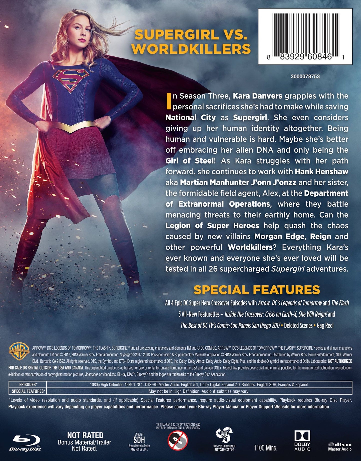 Supergirl: The Complete Third Season [Blu-ray]