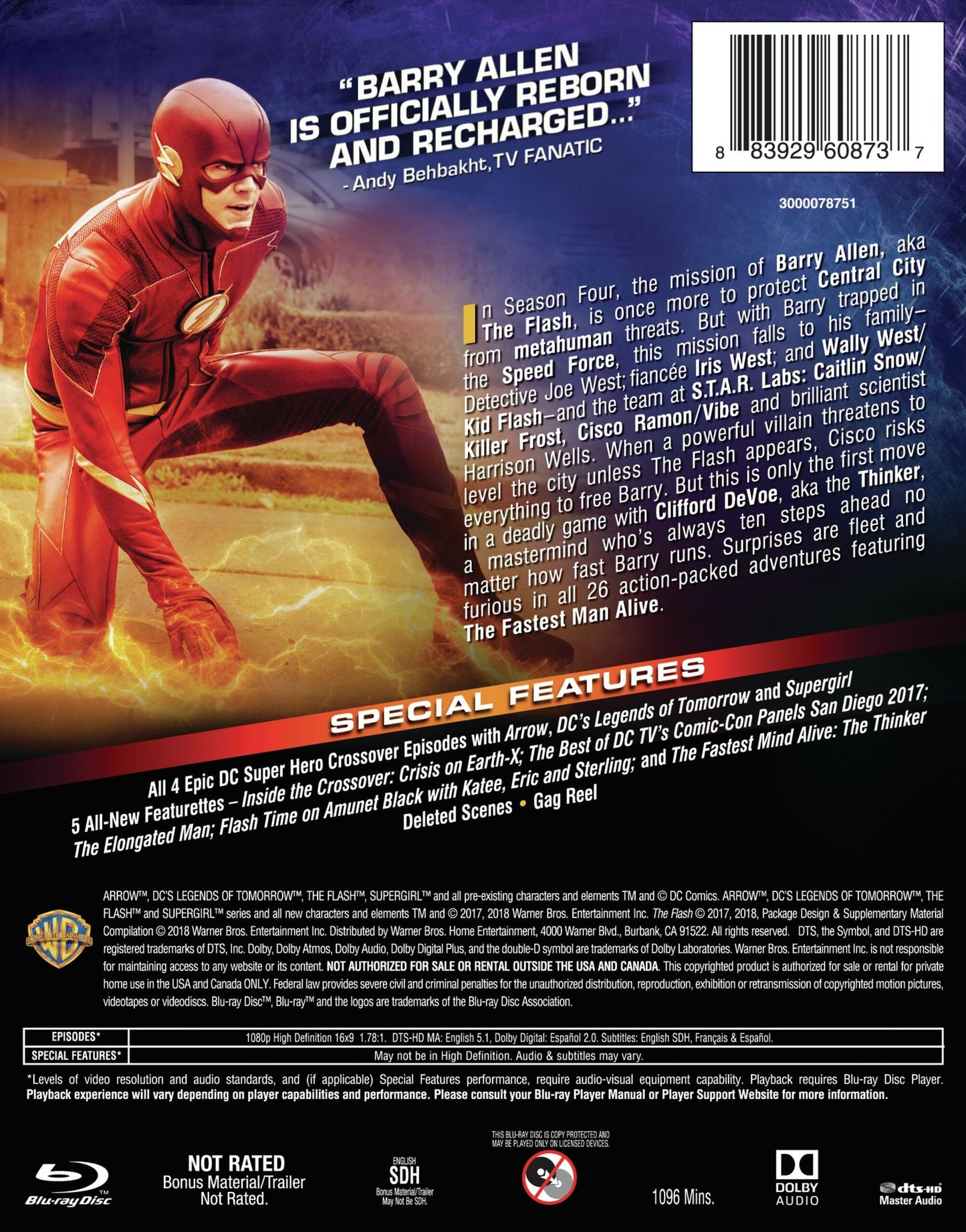 The Flash: The Complete Fourth Season [Blu-ray]