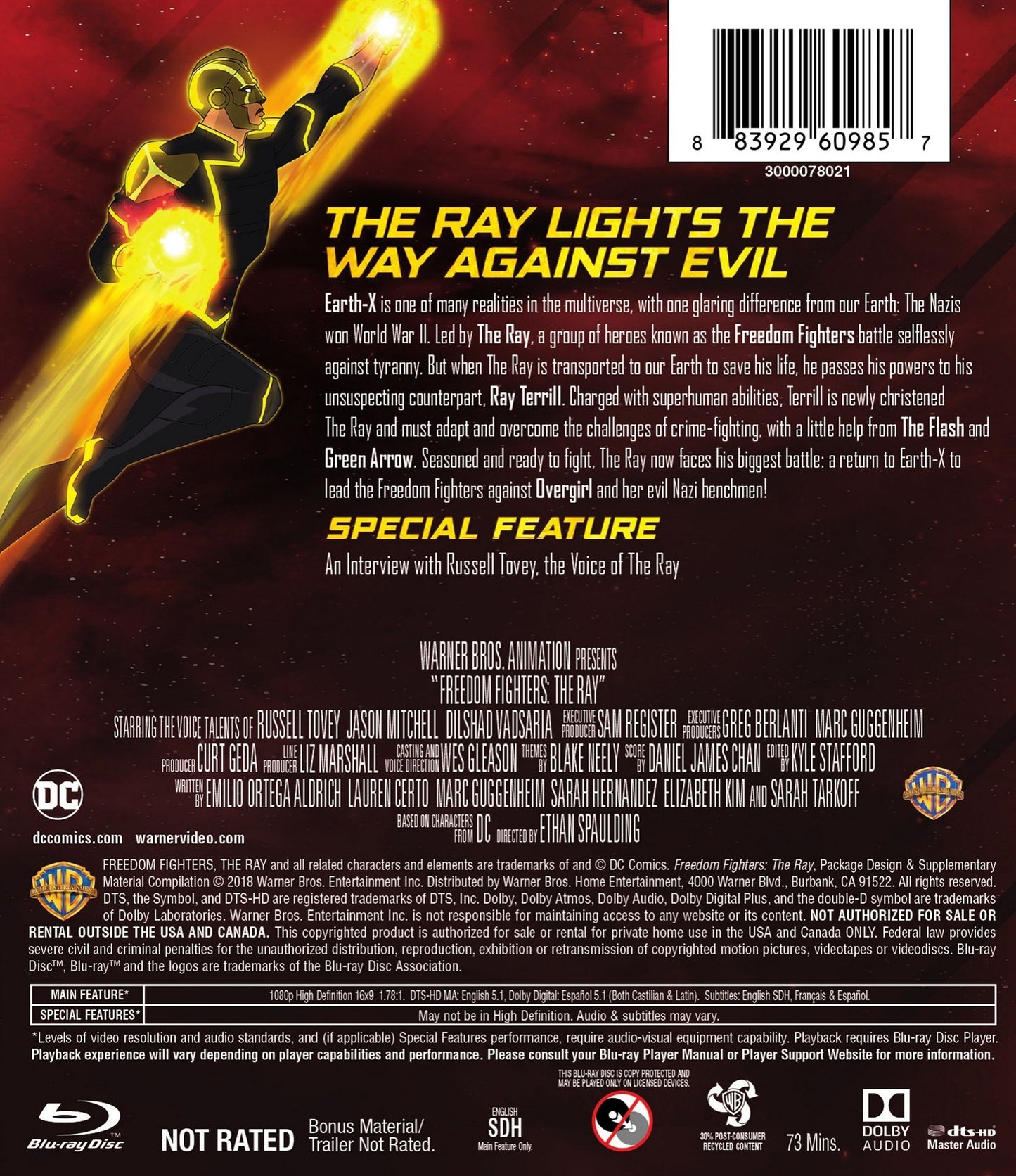 DC Freedom Fighters: The Ray [Blu-ray]