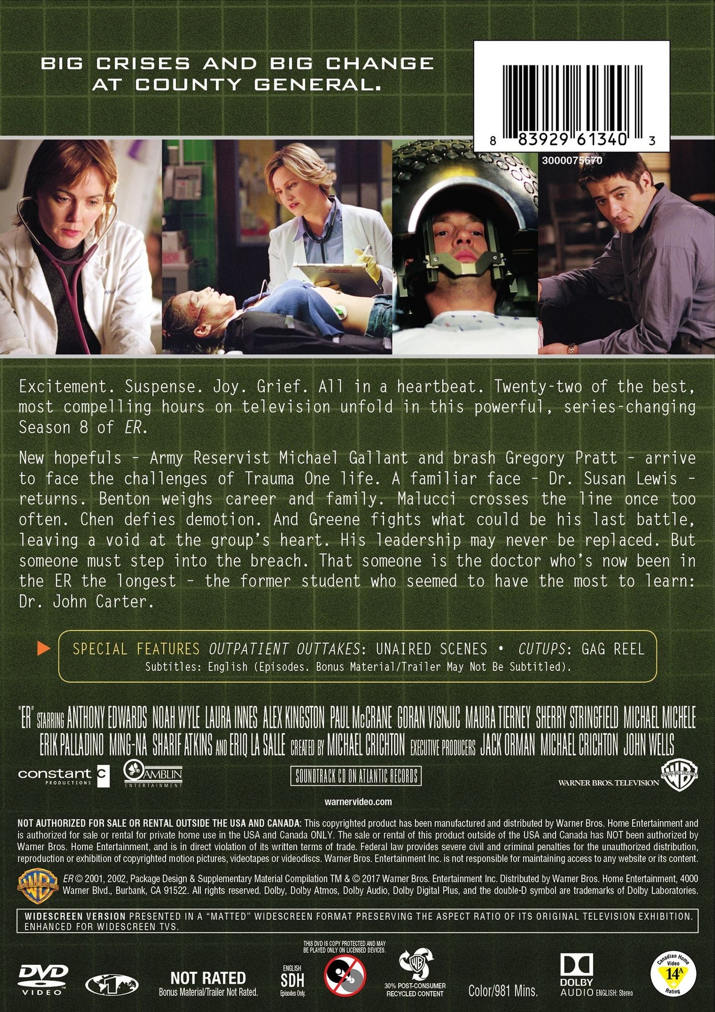 ER: The Complete Eighth Season