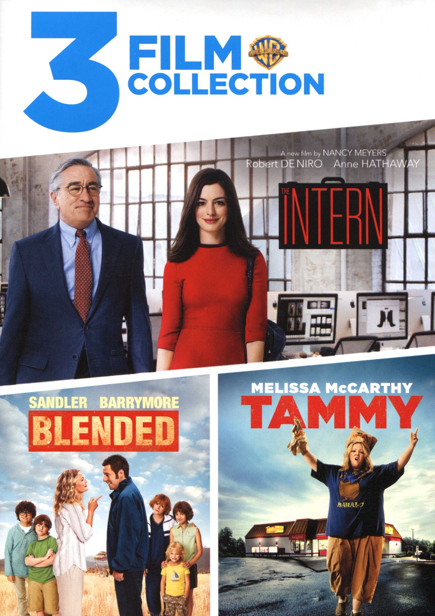 3 Film Collection: The Intern/Tammy/Blended